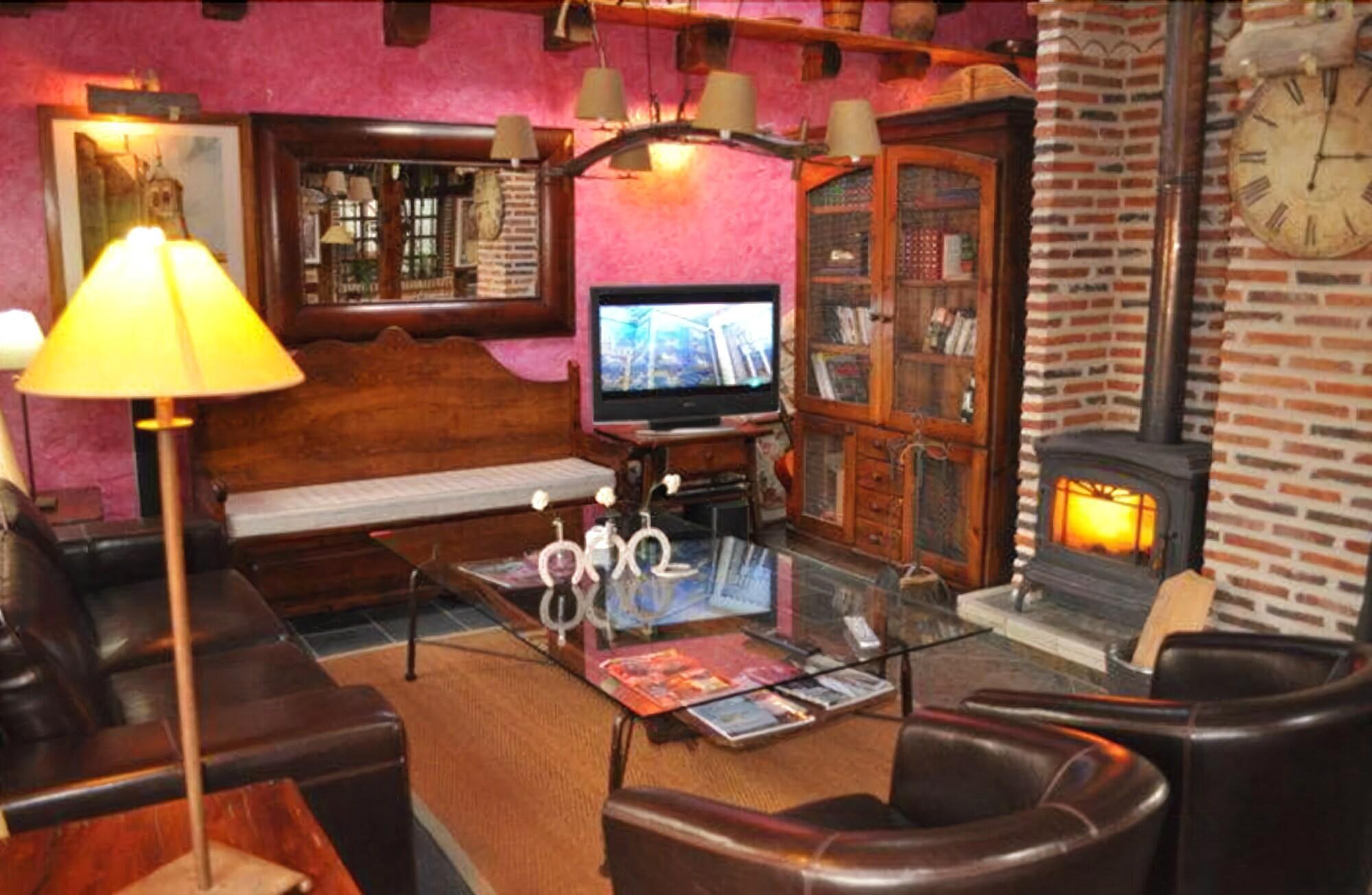 Vista Lobby Hospedium Hacienda Las Cavas