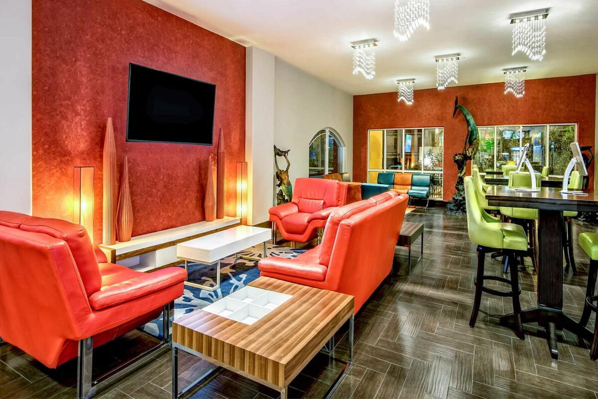 Vista Lobby La Copa Inn Beach Hotel