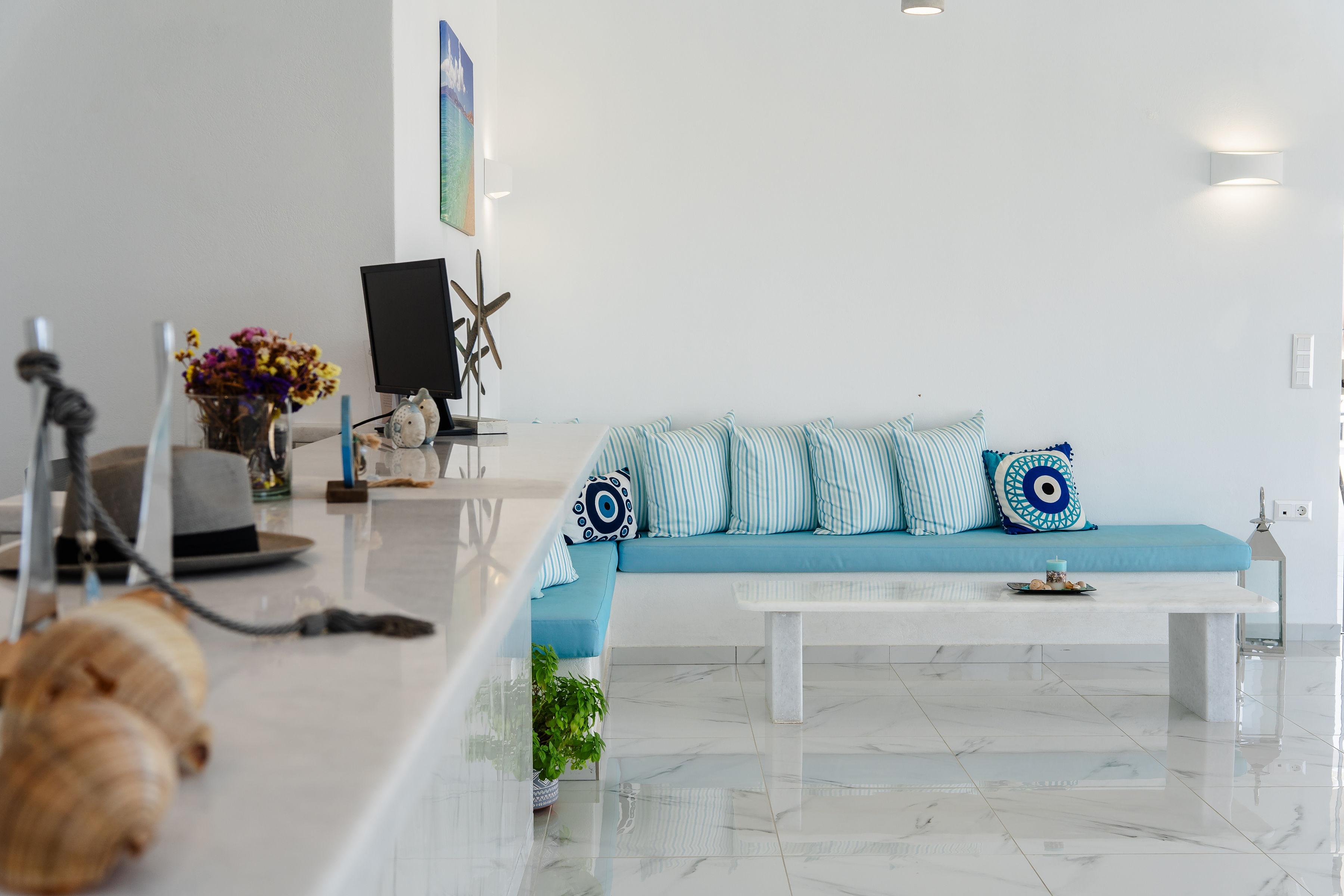 Vista Lobby Evripus Suites Naxos