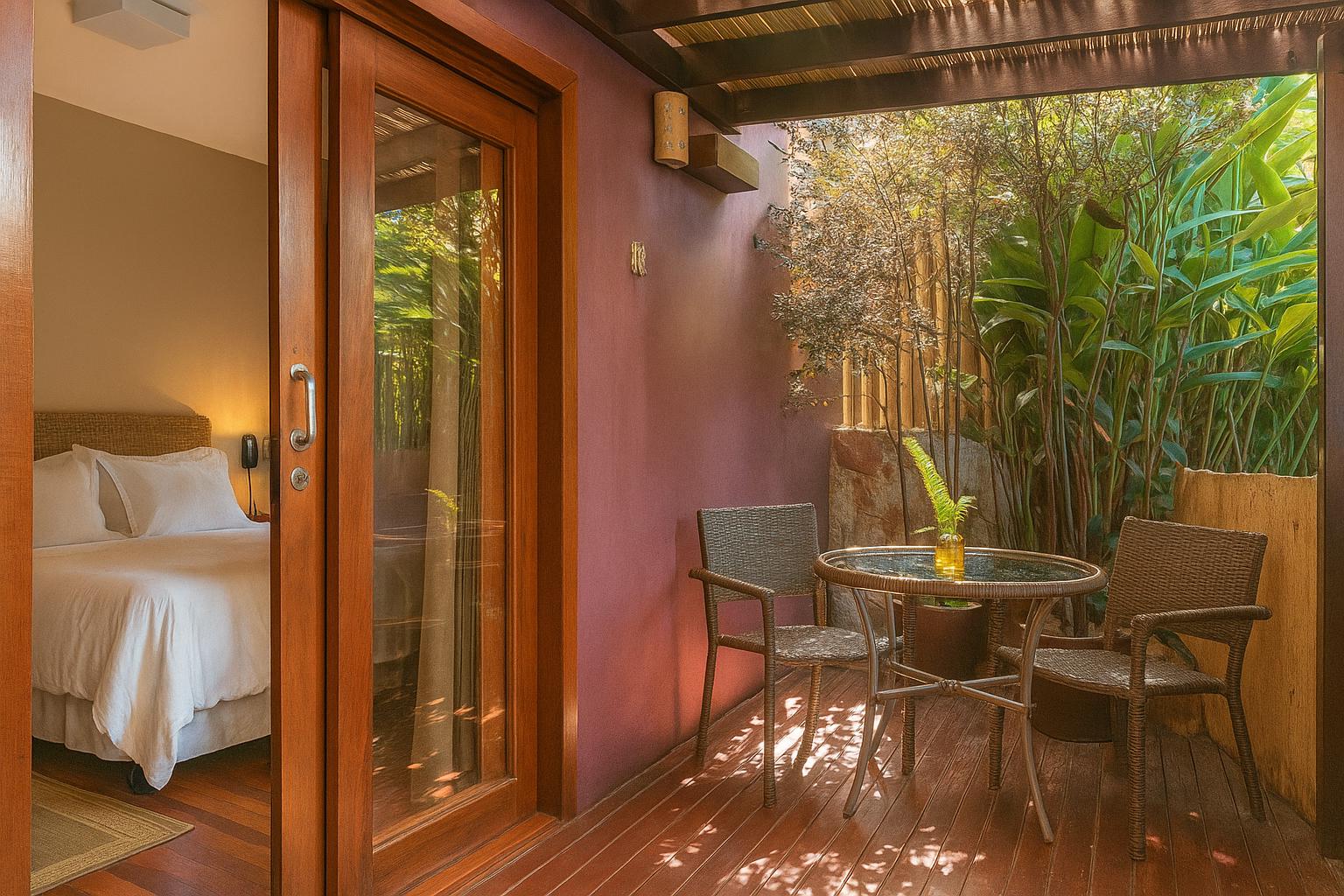 Balcón, patio o terraza Pousada Maya