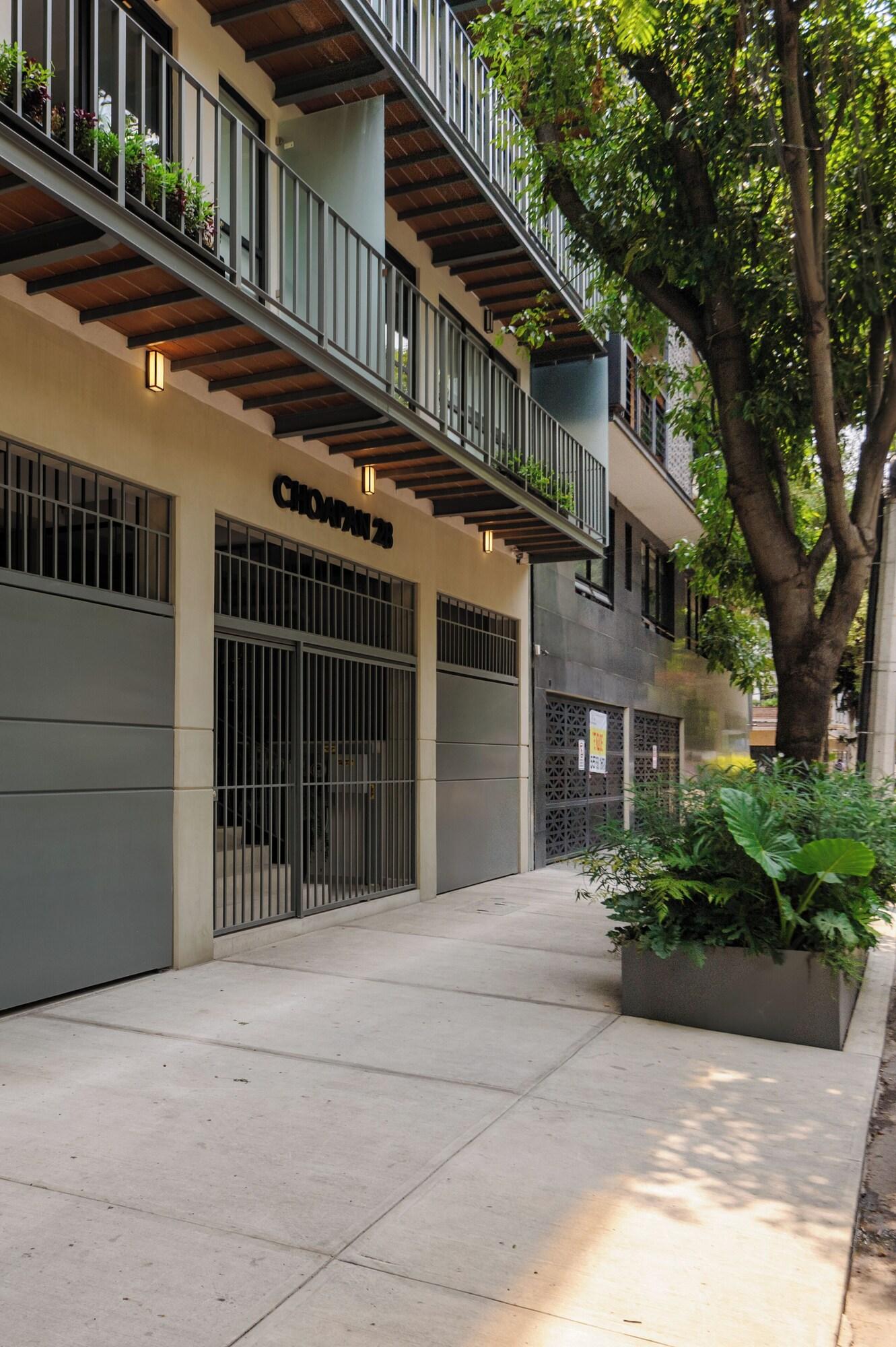 Vista Exterior Choapan 28 - Lux Apartments in Condesa