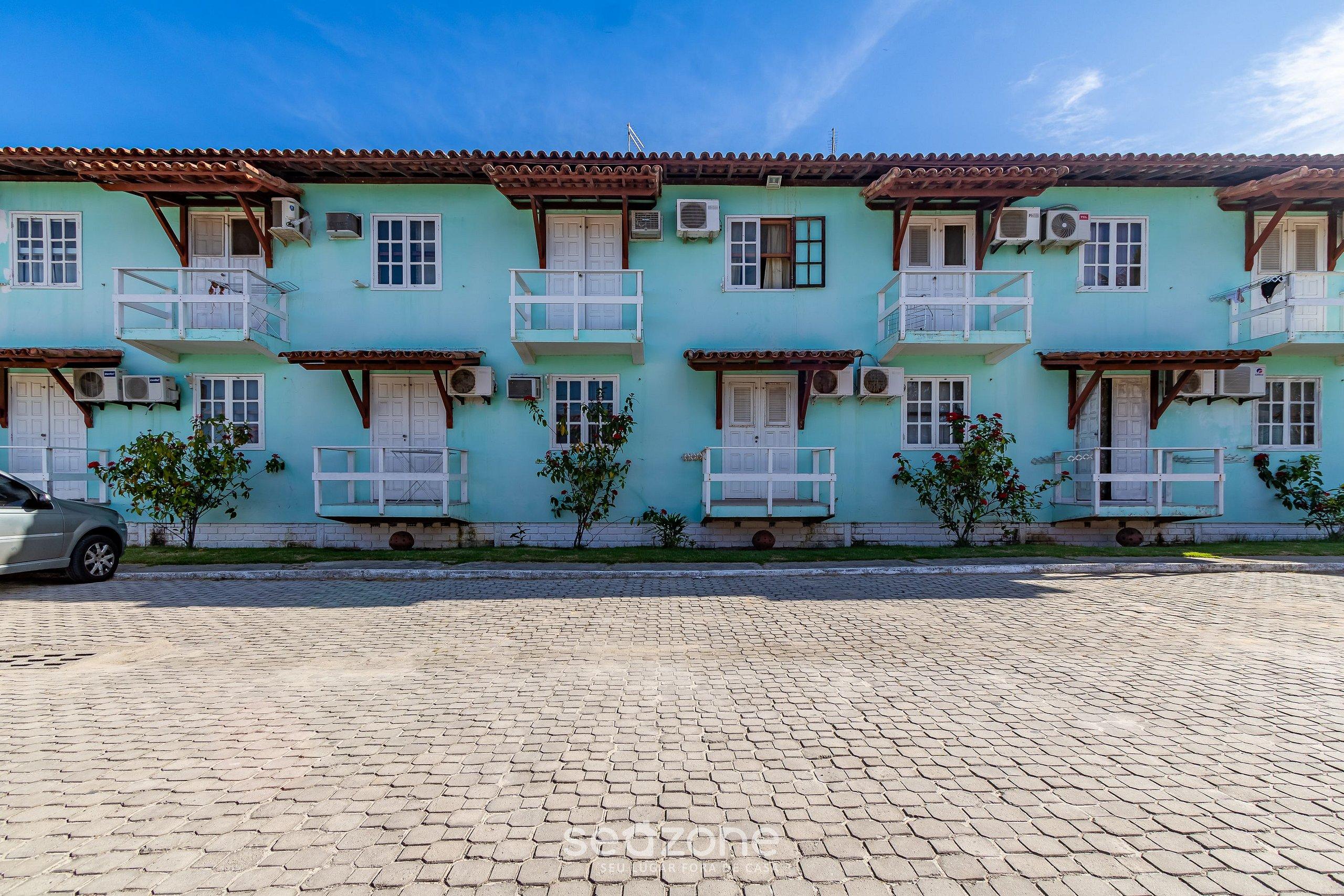 Vista Exterior Apto aconchegante prox a Praia de Taperuã TPV511