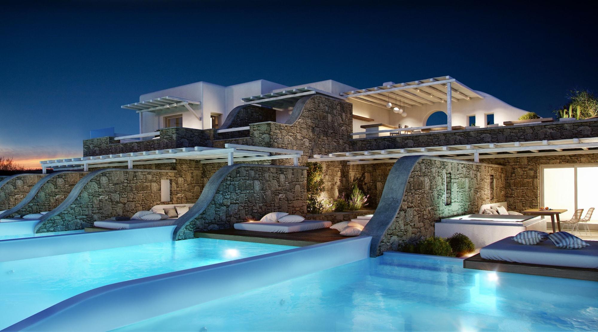 Vista Piscina Balius Mykonos