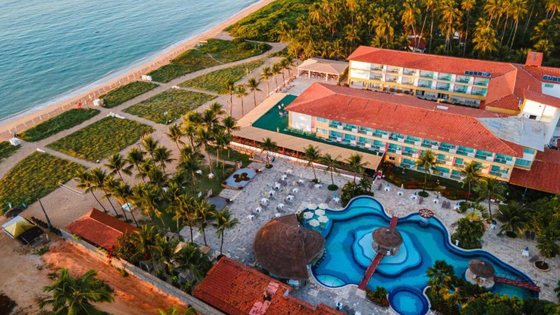 Vista Piscina Praia Dourada Resort Maragogi