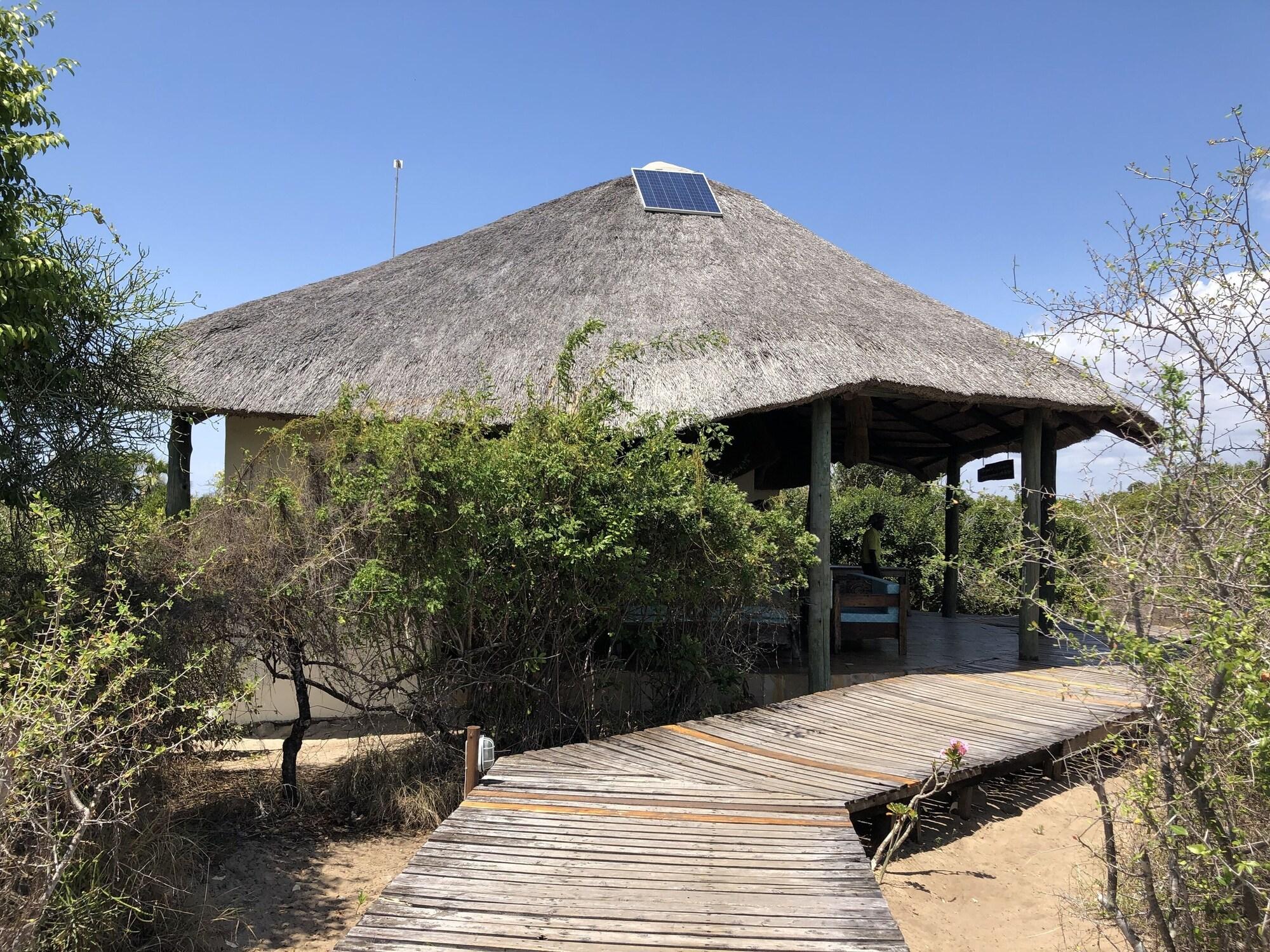 Vista Lobby Saadani Safari Lodge - bush, river, beach