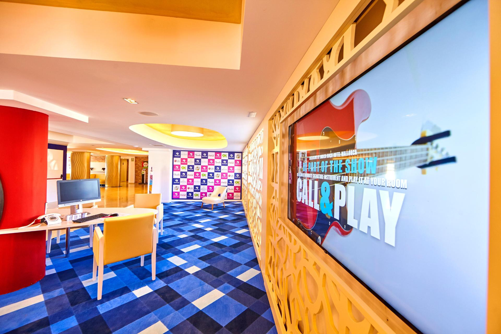 Vista Lobby Indico Rock Hotel Mallorca - Adults Only