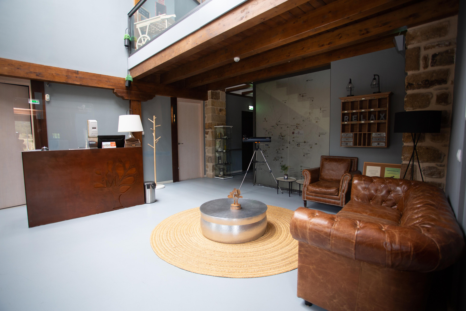 Vista Lobby Masia Mas De Cebrian