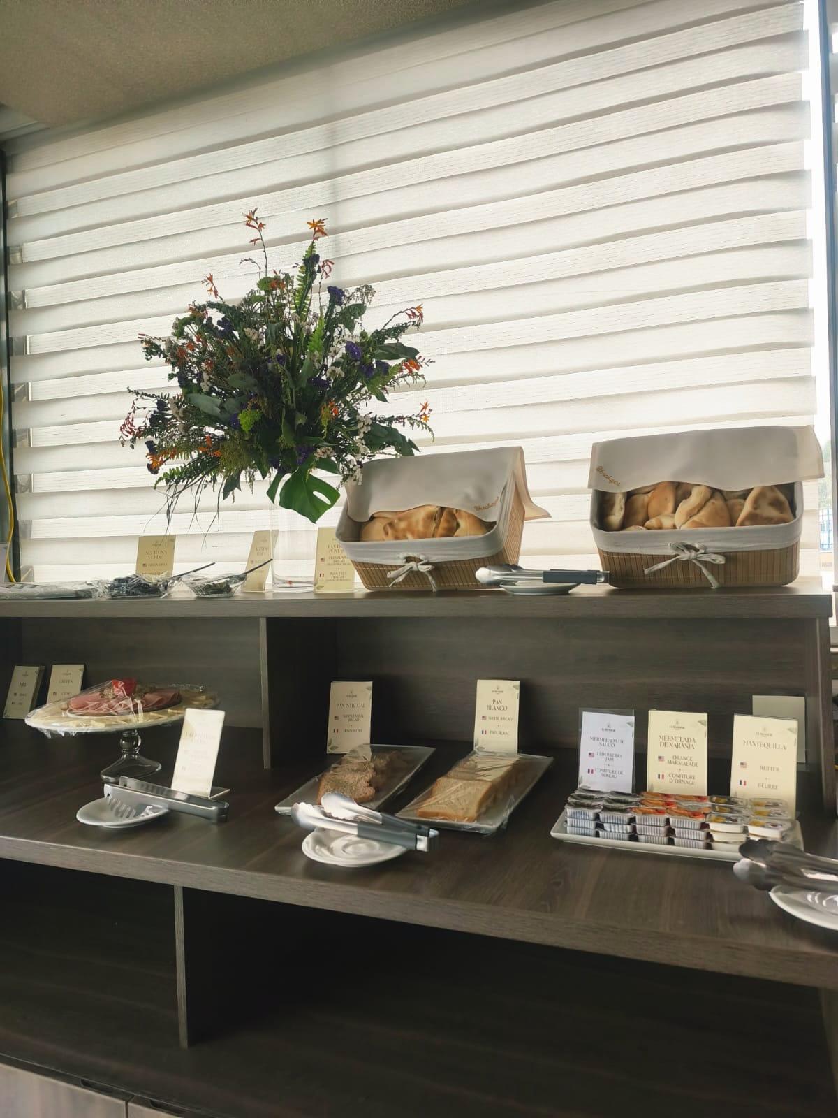 Área de desayuno Hotel Fundador