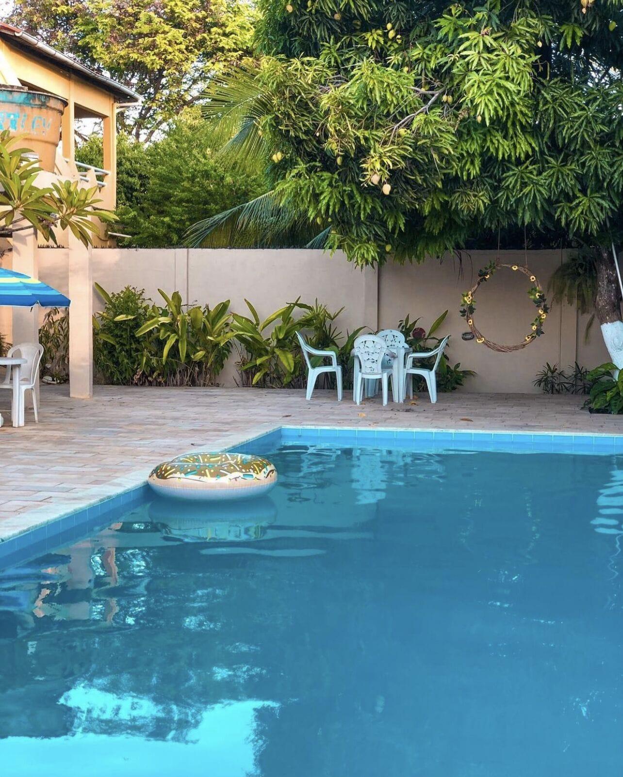 Vista Piscina Pousada Paraíso de Peroba