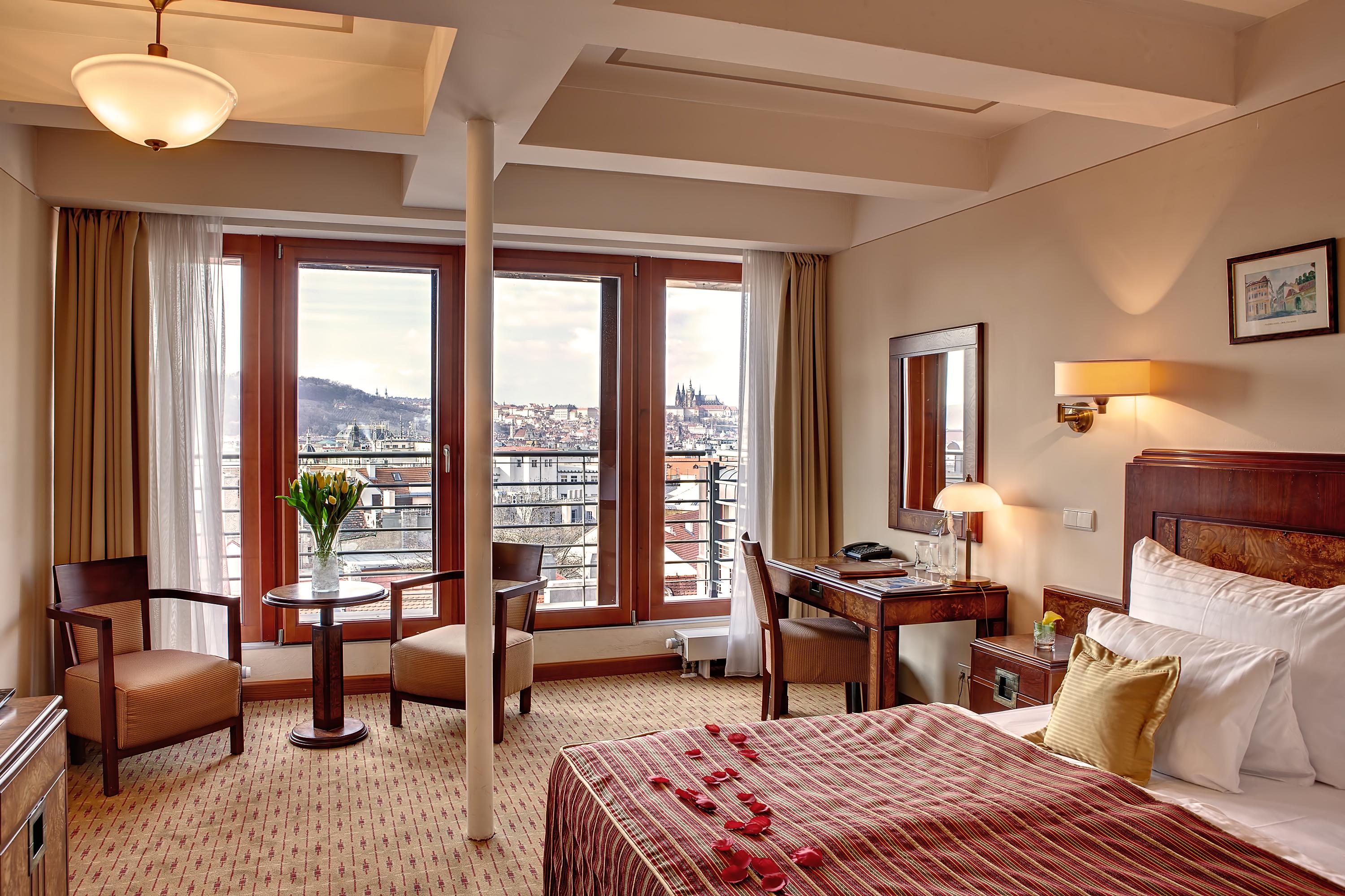 Vista Exterior Majestic Plaza Hotel Prague