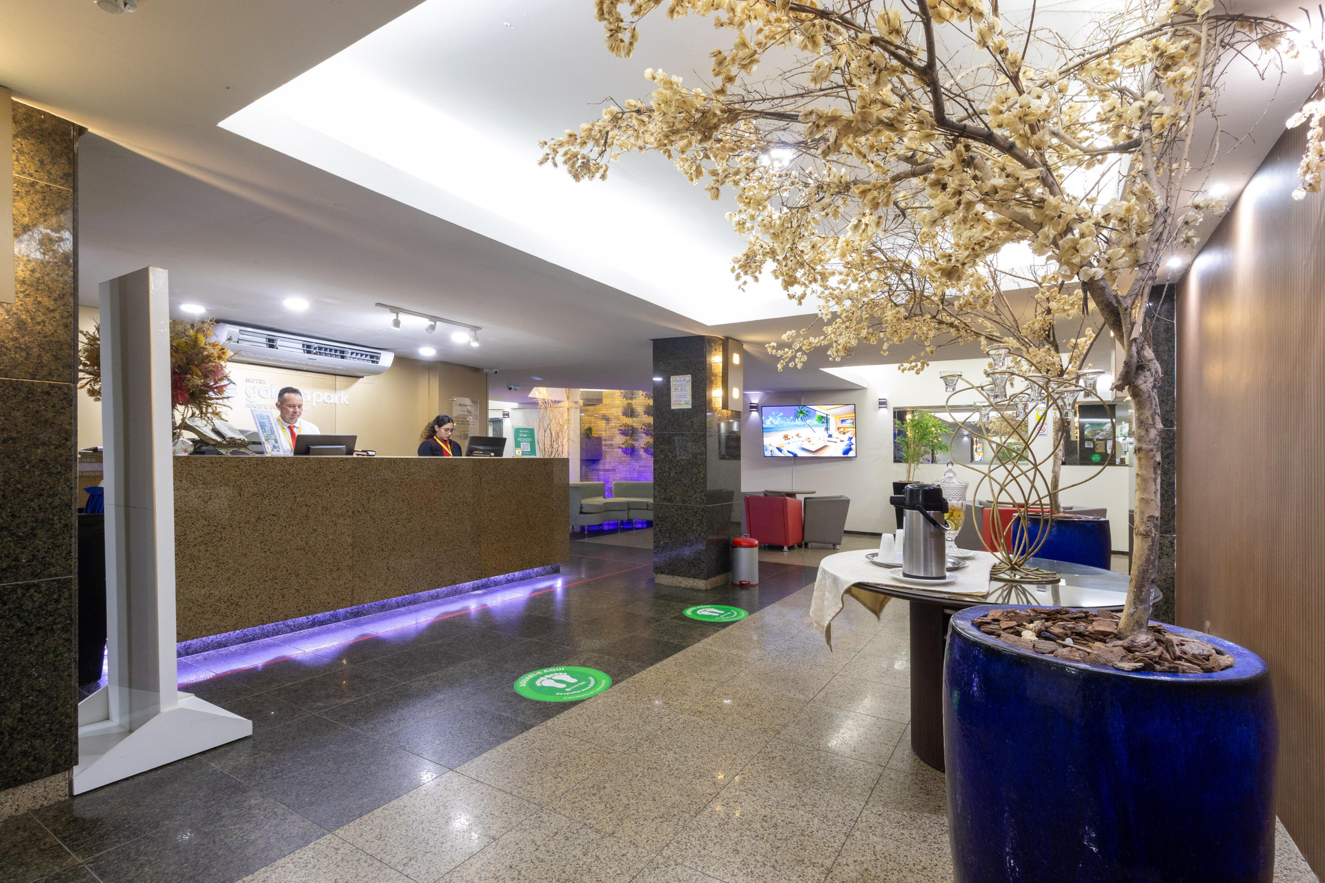 Vista Lobby Hotel Golden Park Recife By Nacional Inn
