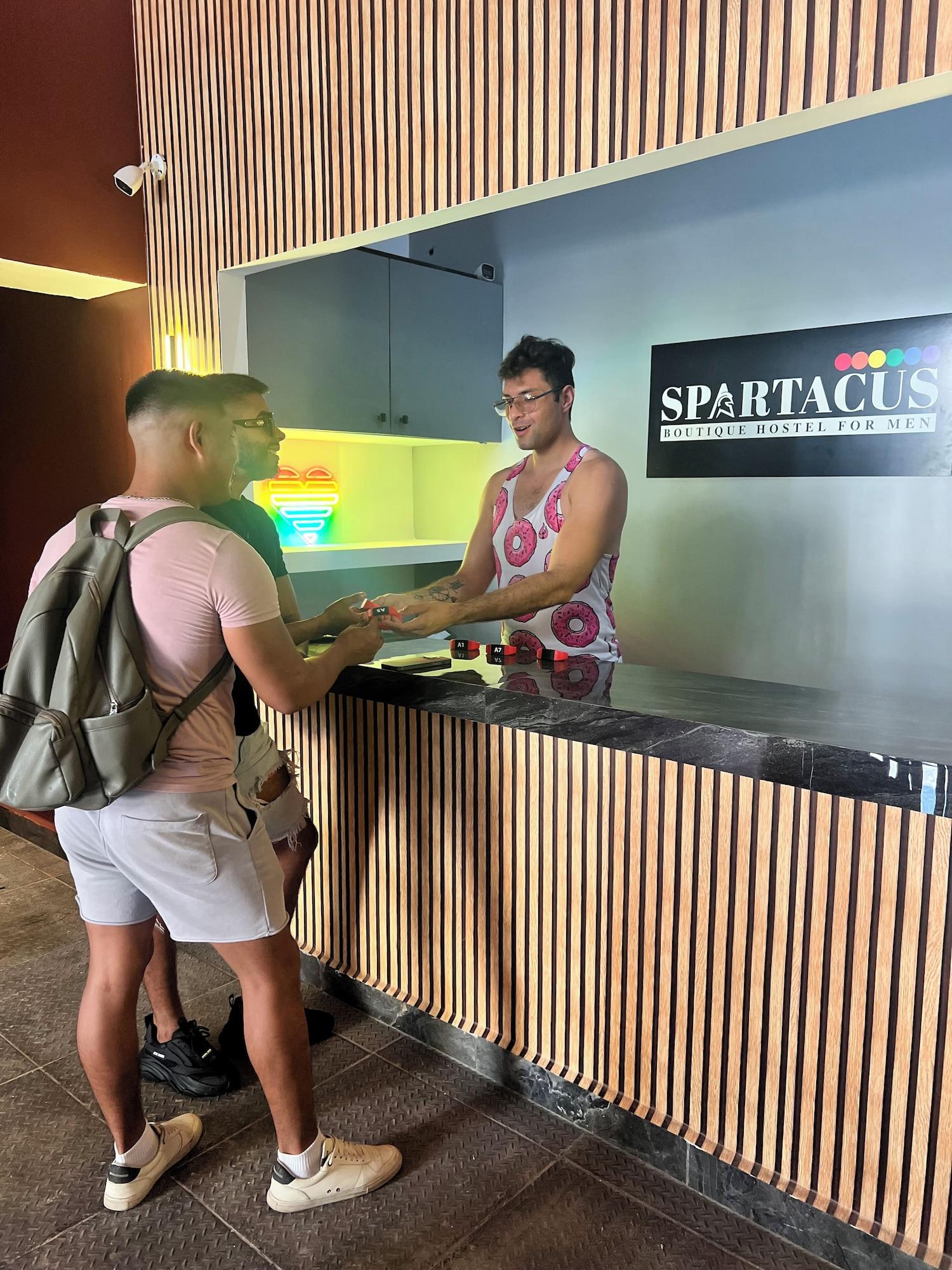 Vista Lobby Spartacus Boutique Hostel for Men