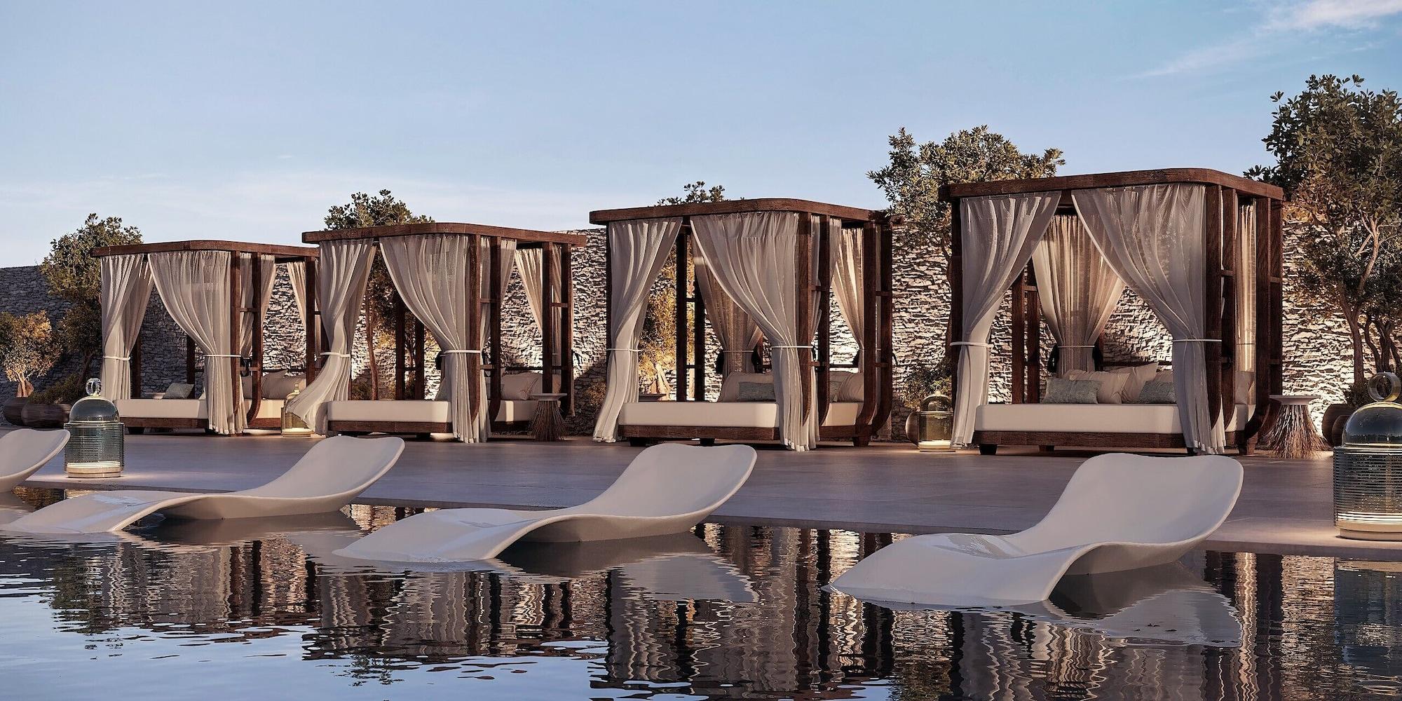 Vista Piscina Oroséa Paros