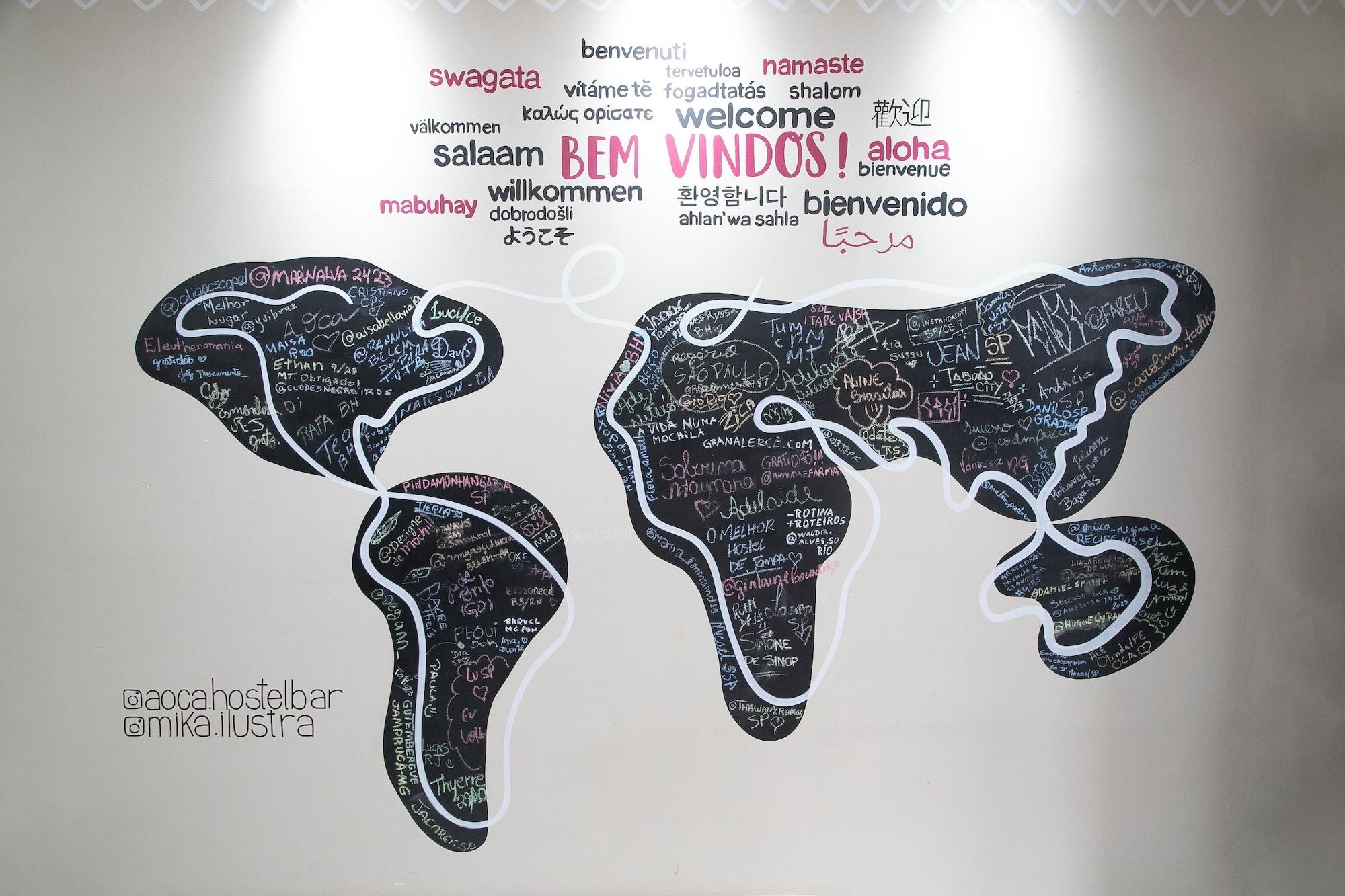 Vista Lobby A Oca Hostel Bar