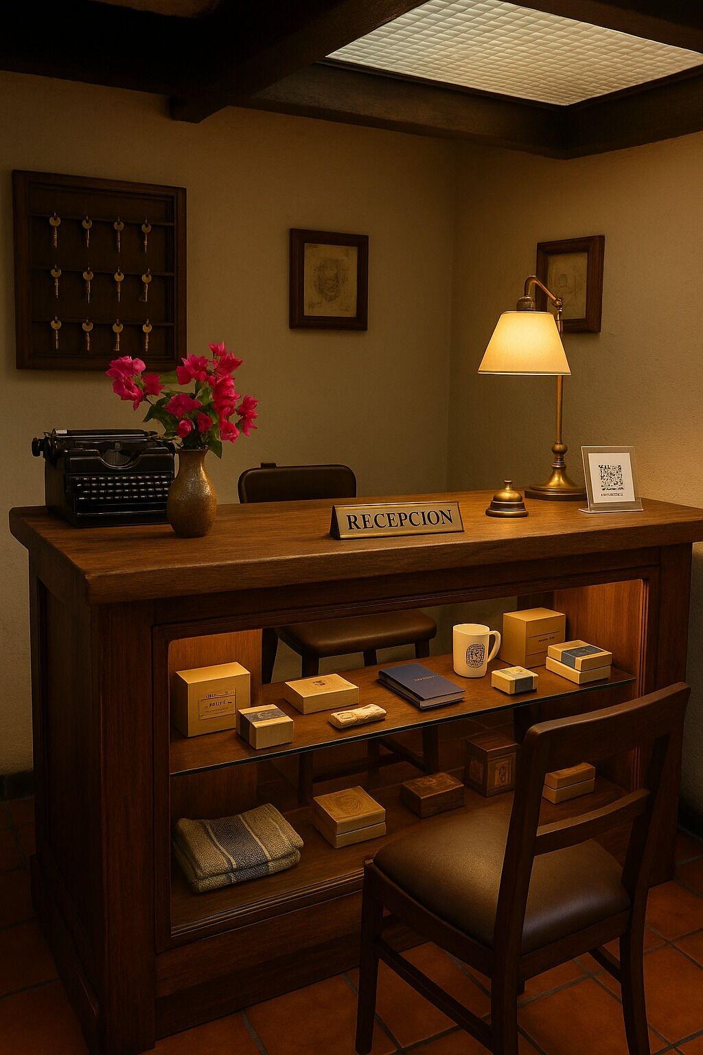 Vista Lobby Hacienda Gobernadores – Boutique Stay in a Historic 19th-Century Hacienda