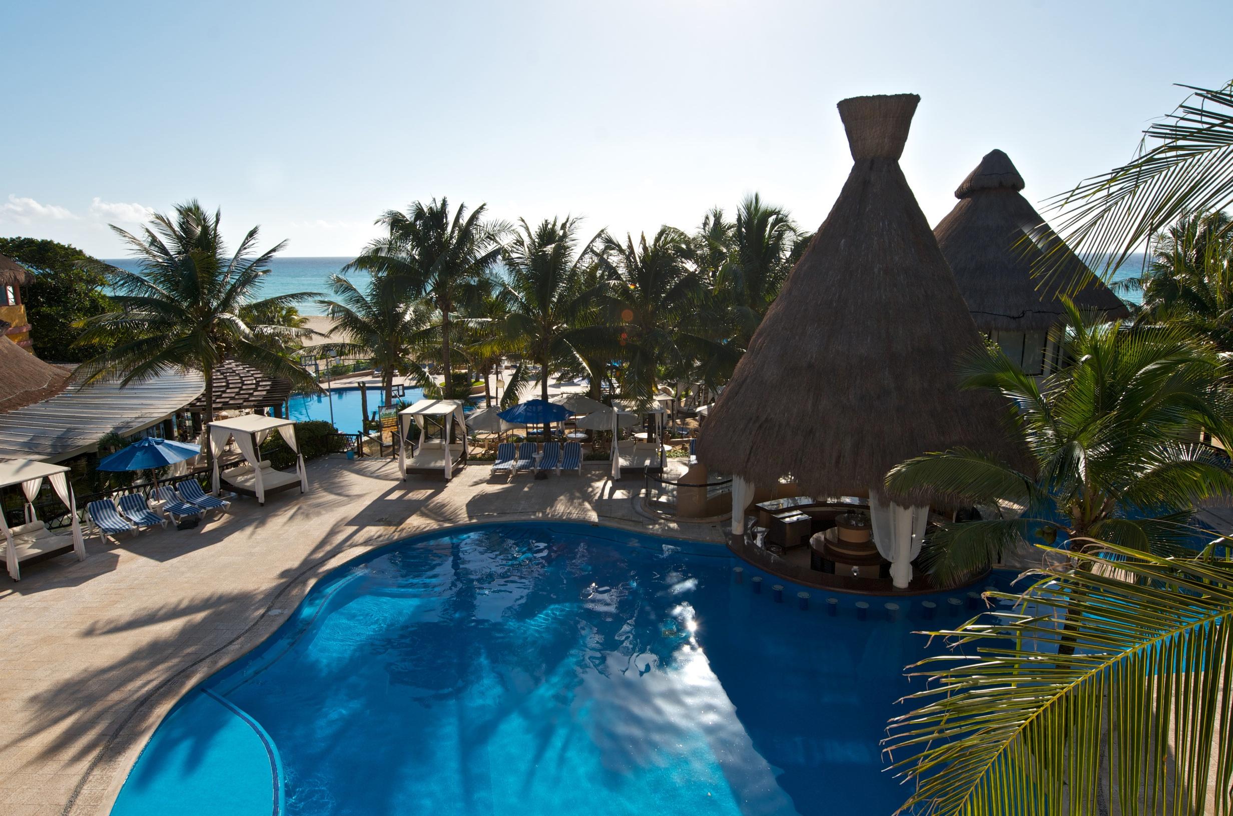 Vista Piscina The Reef Playacar Beach Resort & Spa - Optional All Inclusive