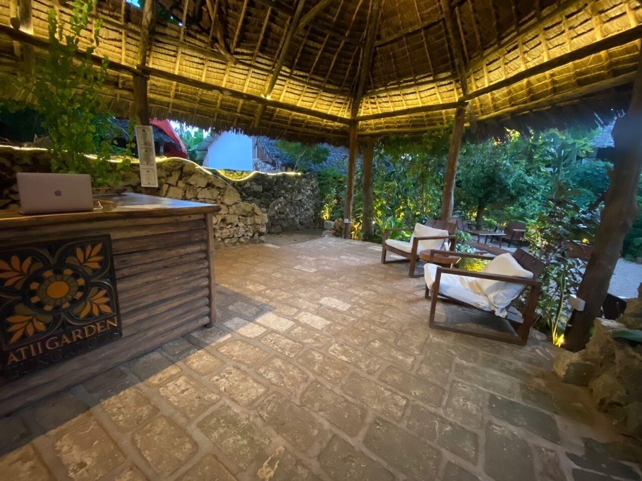 Vista Lobby Atii Garden Bungalows