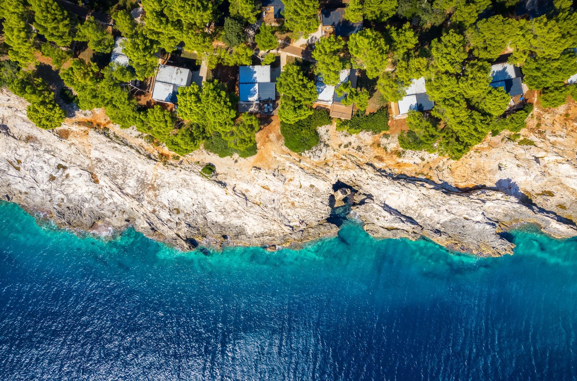 Vista Exterior Arena Stoja Camping Homes