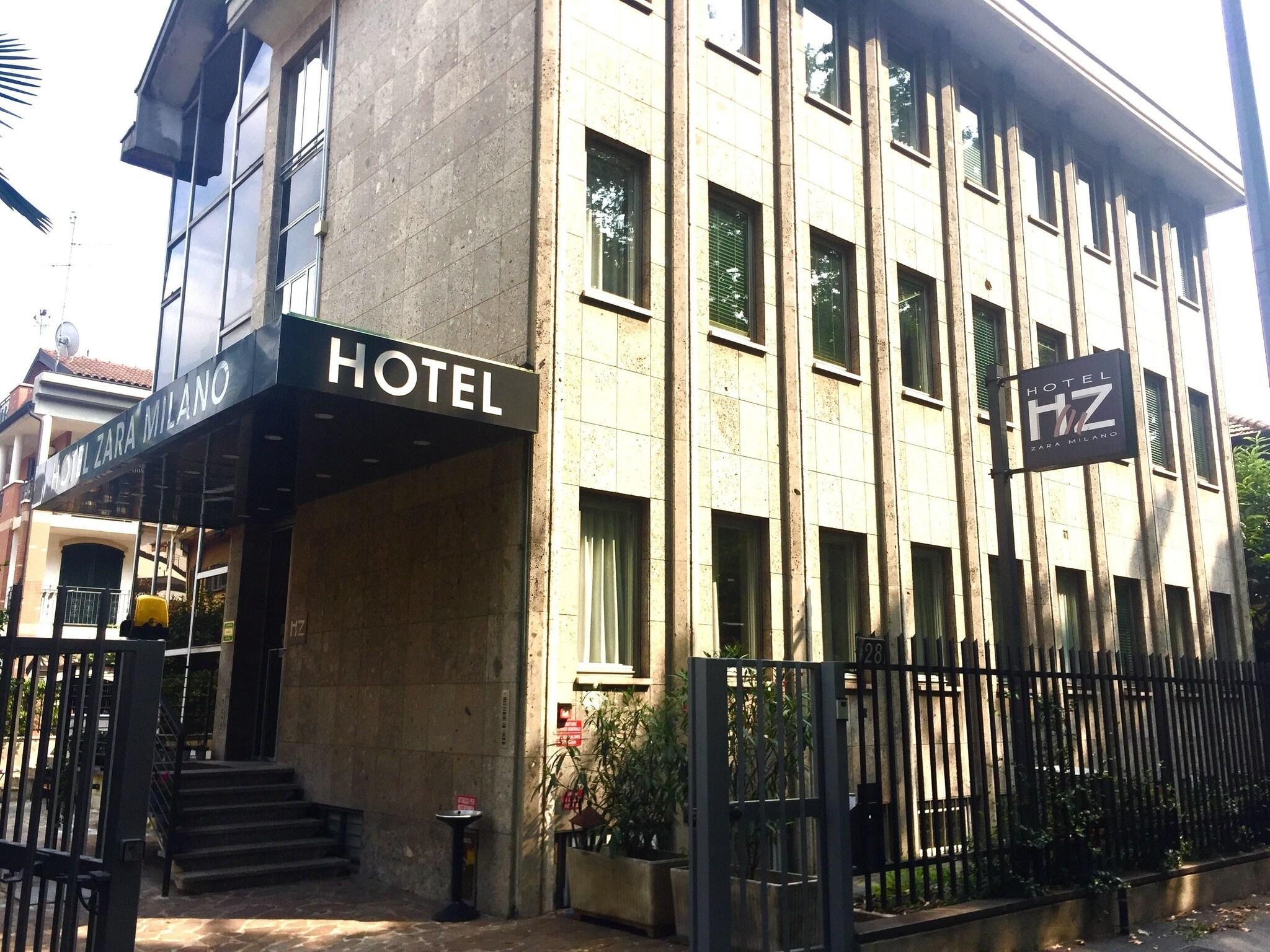 Vista Exterior Hotel Zara Milano