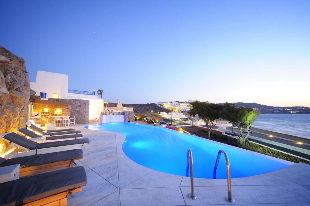Vista da piscina Mykonos Beach Hotel