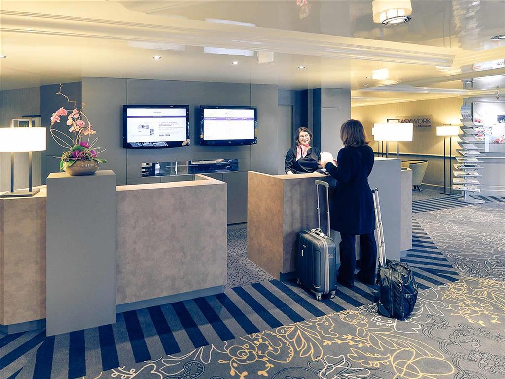 Vista Lobby Hôtel Mercure Rouen Centre Champ-de-Mars