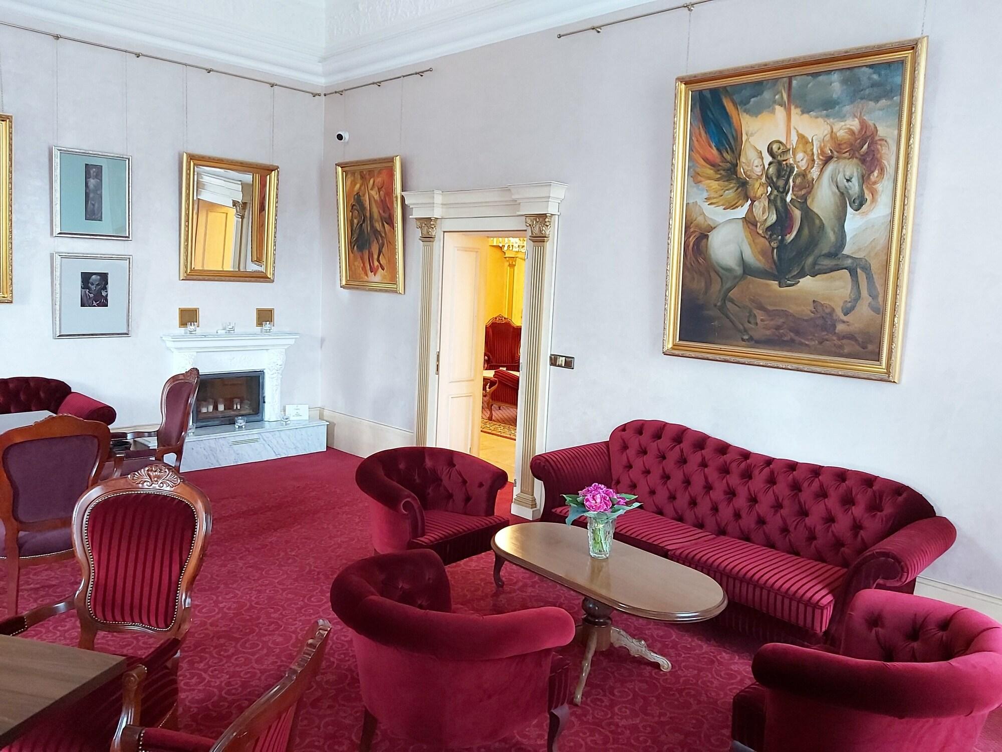 Vista Lobby Hotel Château Cihelny