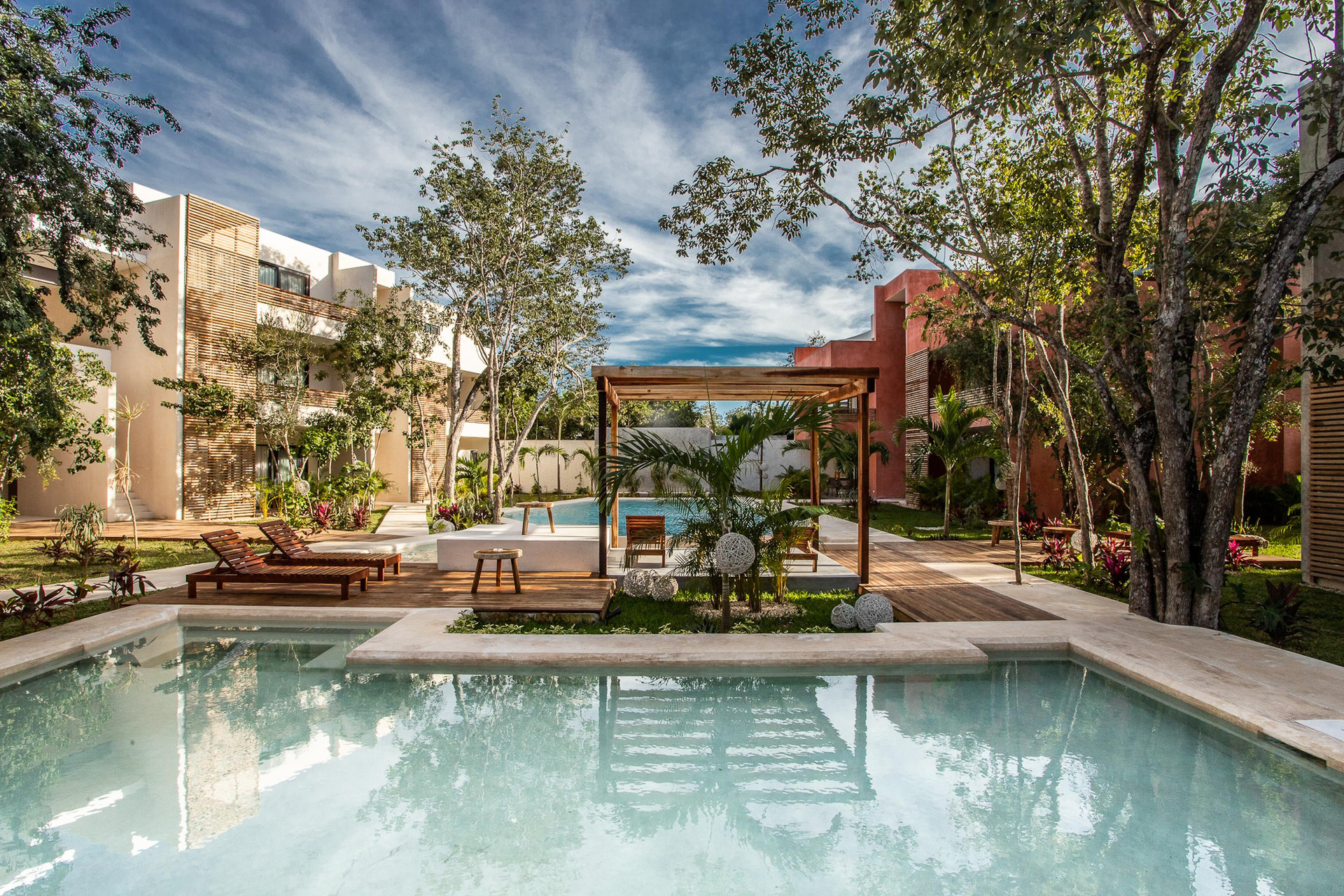Vista Piscina Panacea Condo Tulum