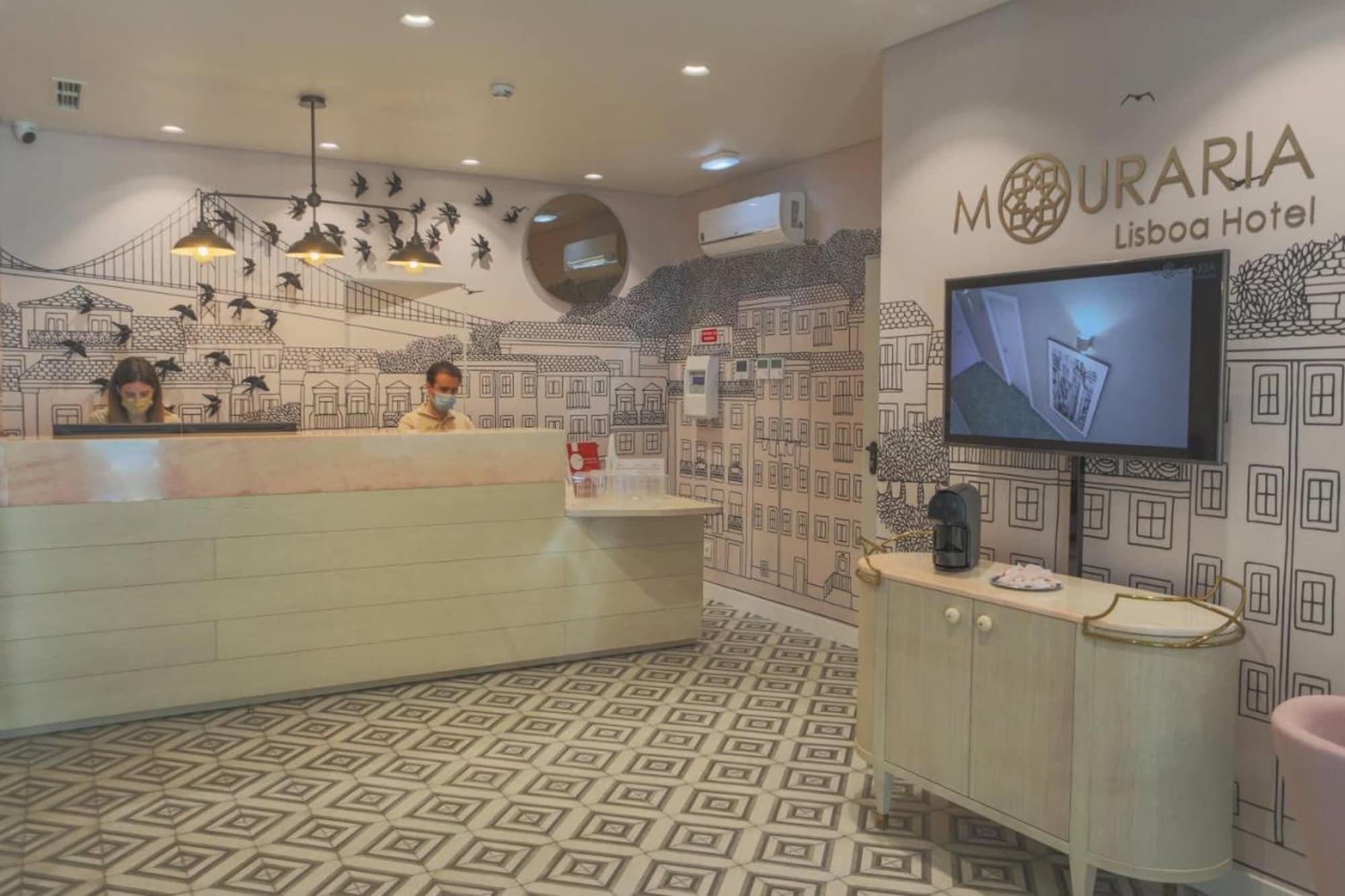 Vista Lobby Mouraria Lisboa Hotel