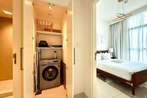 Alquiler Vacacional - Spacious 1-bedroom apartment with AC in charming Dubai, 5 Min from Burj Khalifa