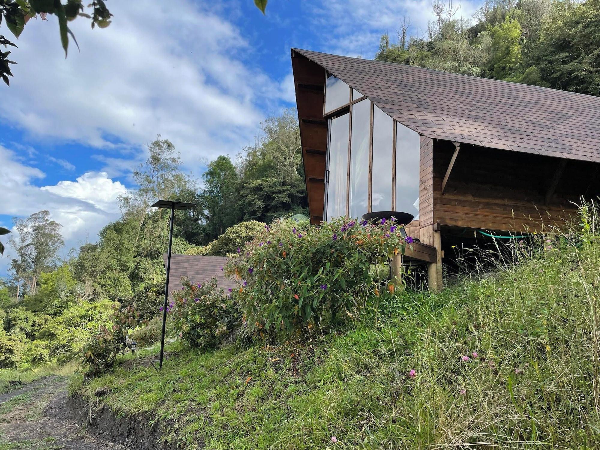 Vista Exterior Cúspide Choachi Lodge