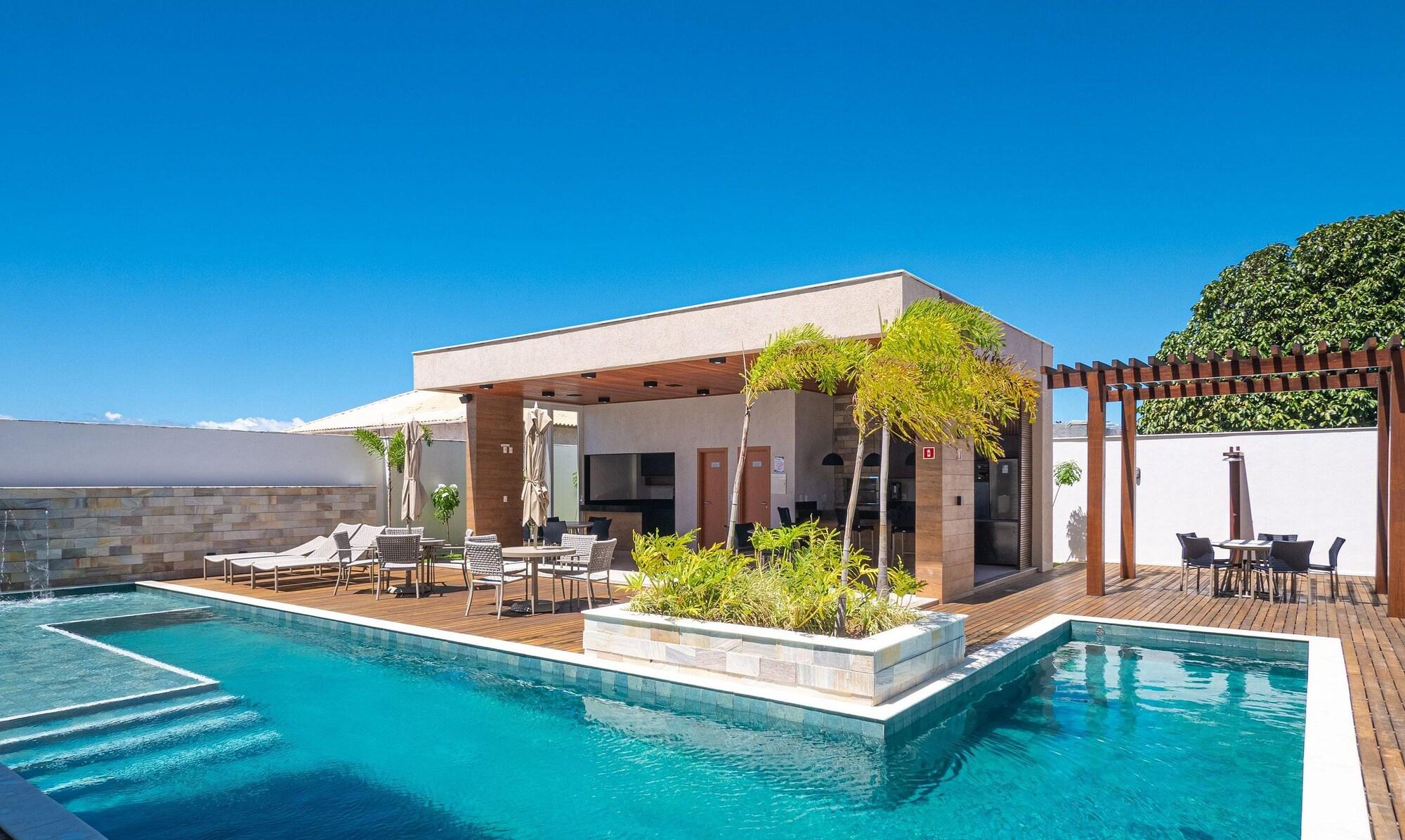 Varios Beautiful apt in Building w Pool Guarajuba Aga0203
