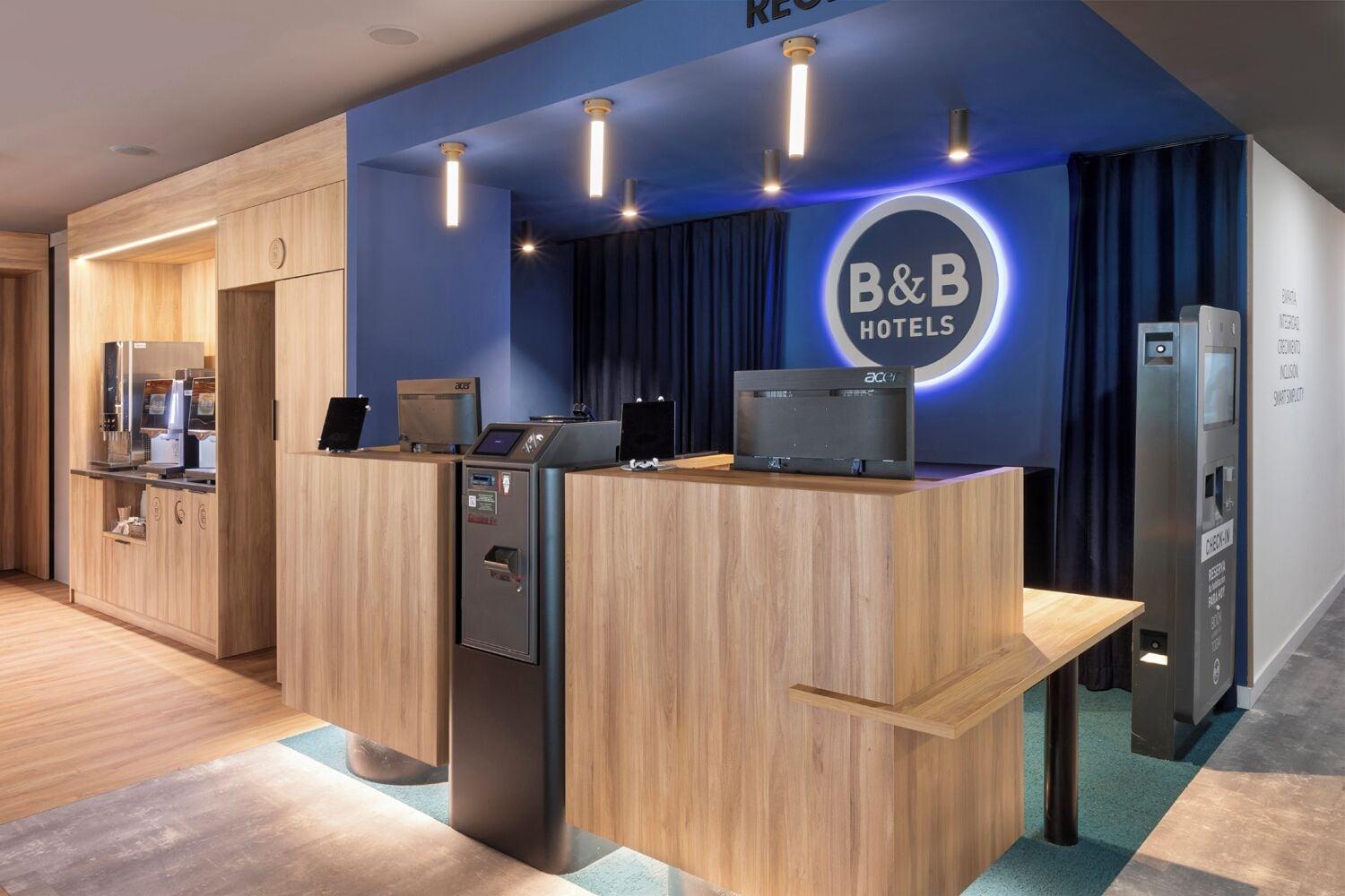 Vista Lobby B&B Hotel Barcelona Rubi