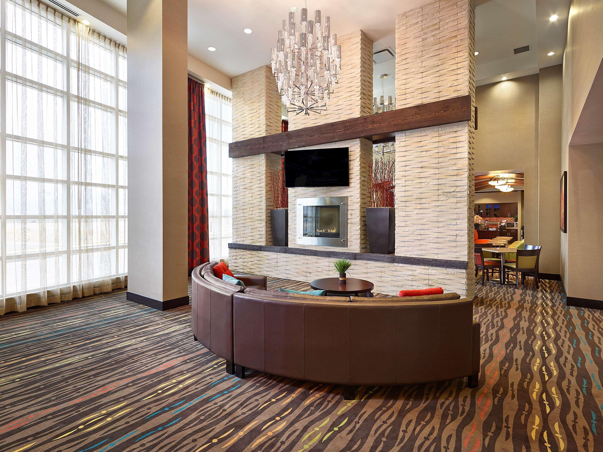 Vista Lobby Homewood Suites by Hilton Calgary-Airport, Alberta, Canada