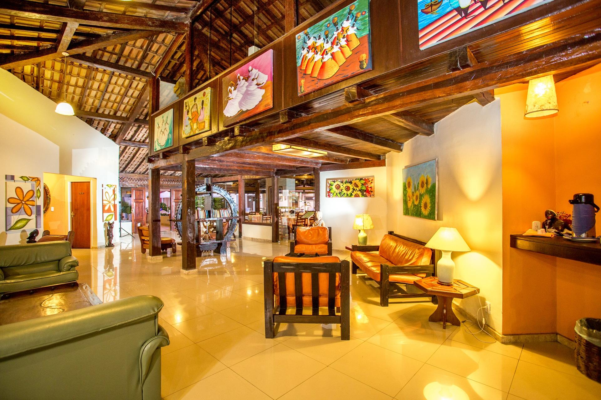Vista Lobby Girassol Praia Hotel