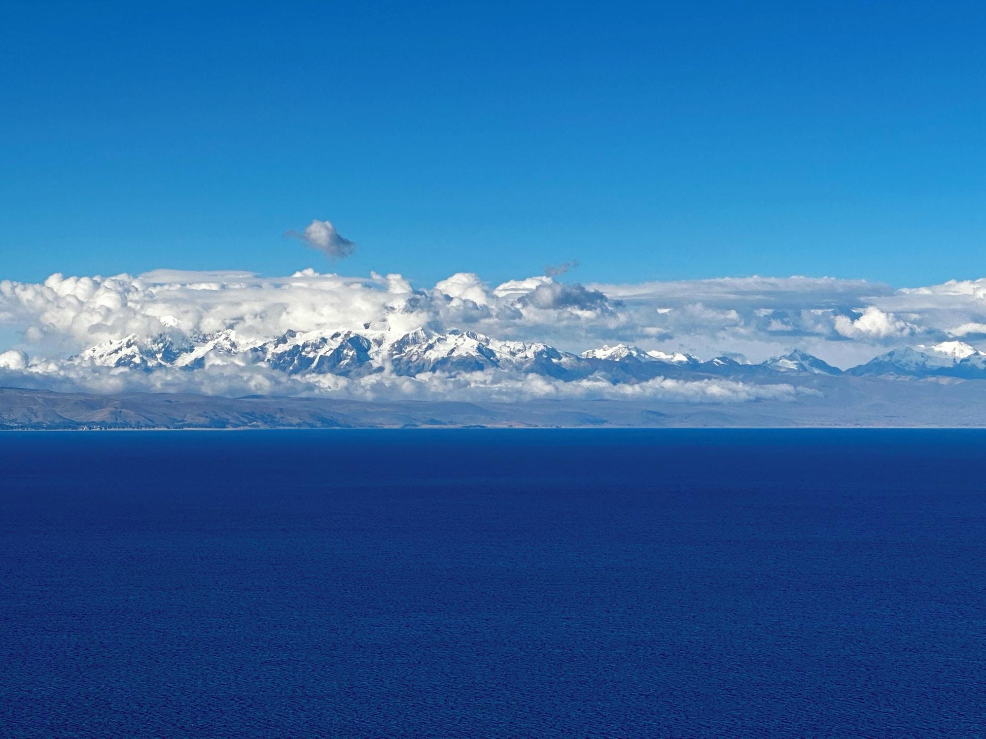 Vista Exterior Inti Illimani Lodge Isla del Sol Bolivia