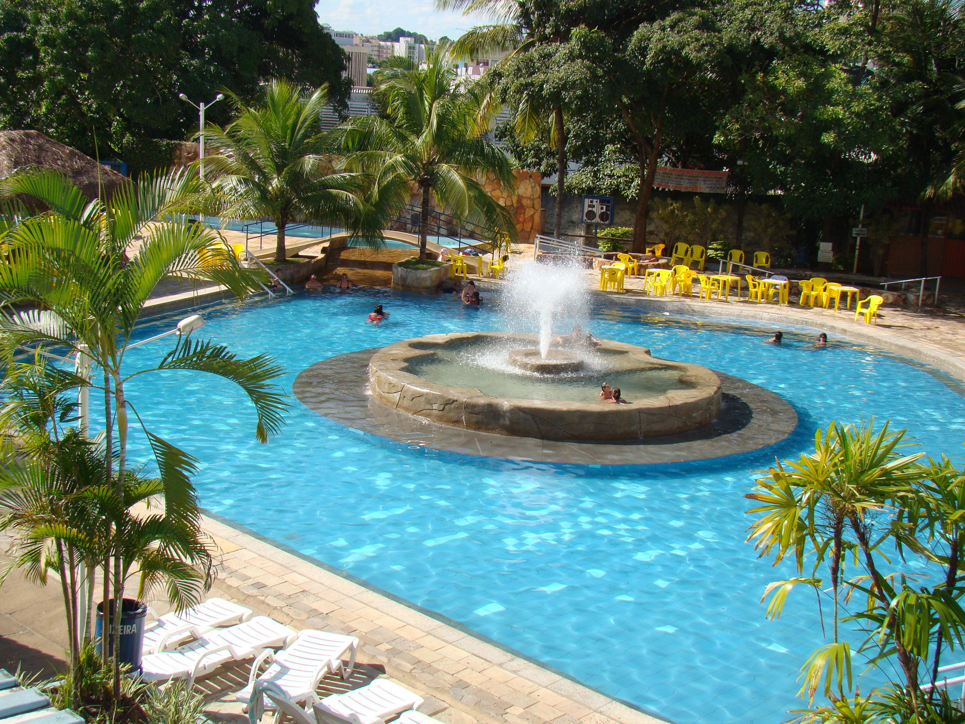 Vista da piscina Adtur CTC