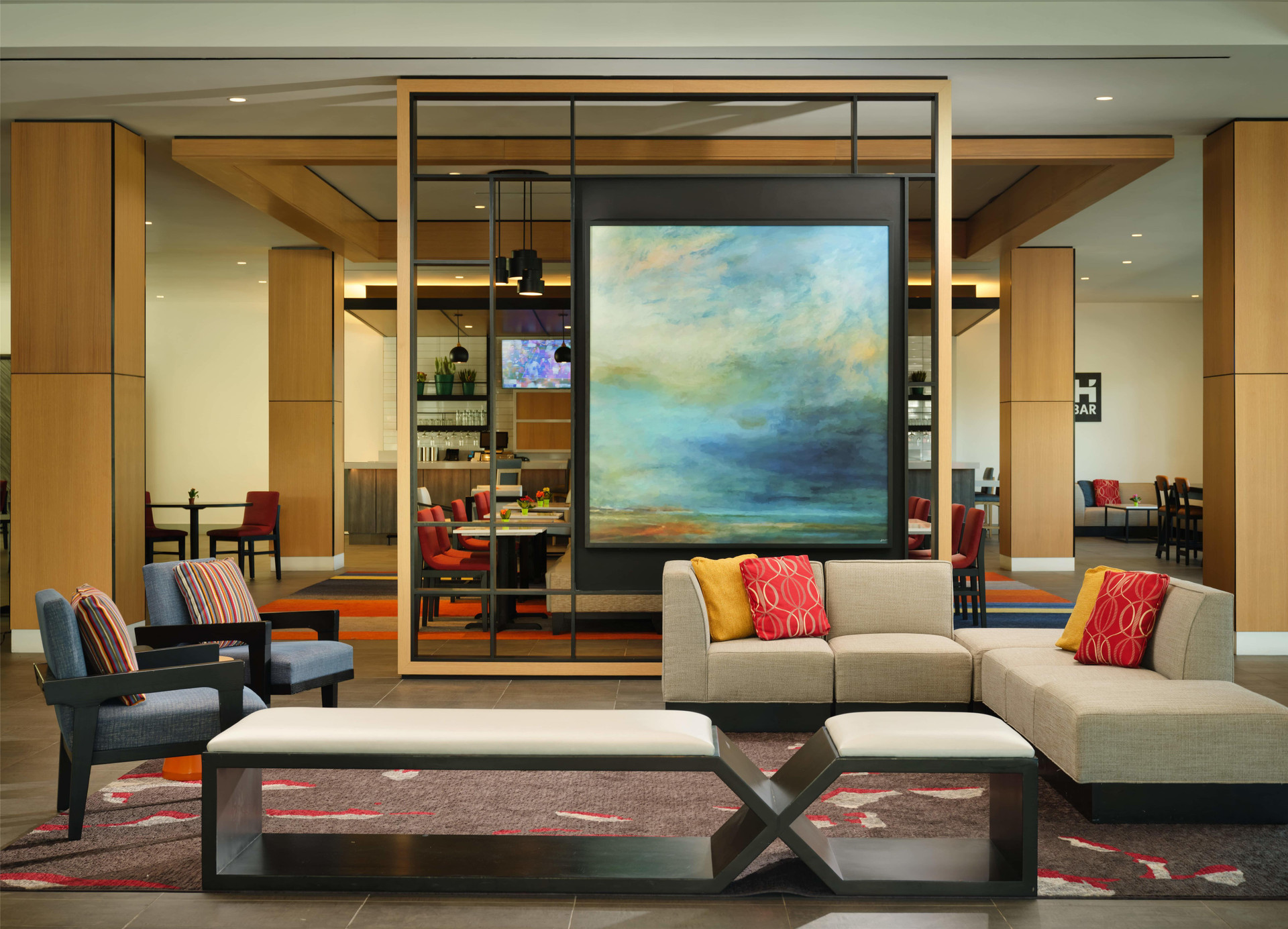 Vista Lobby Hyatt House LA - University Medical Center