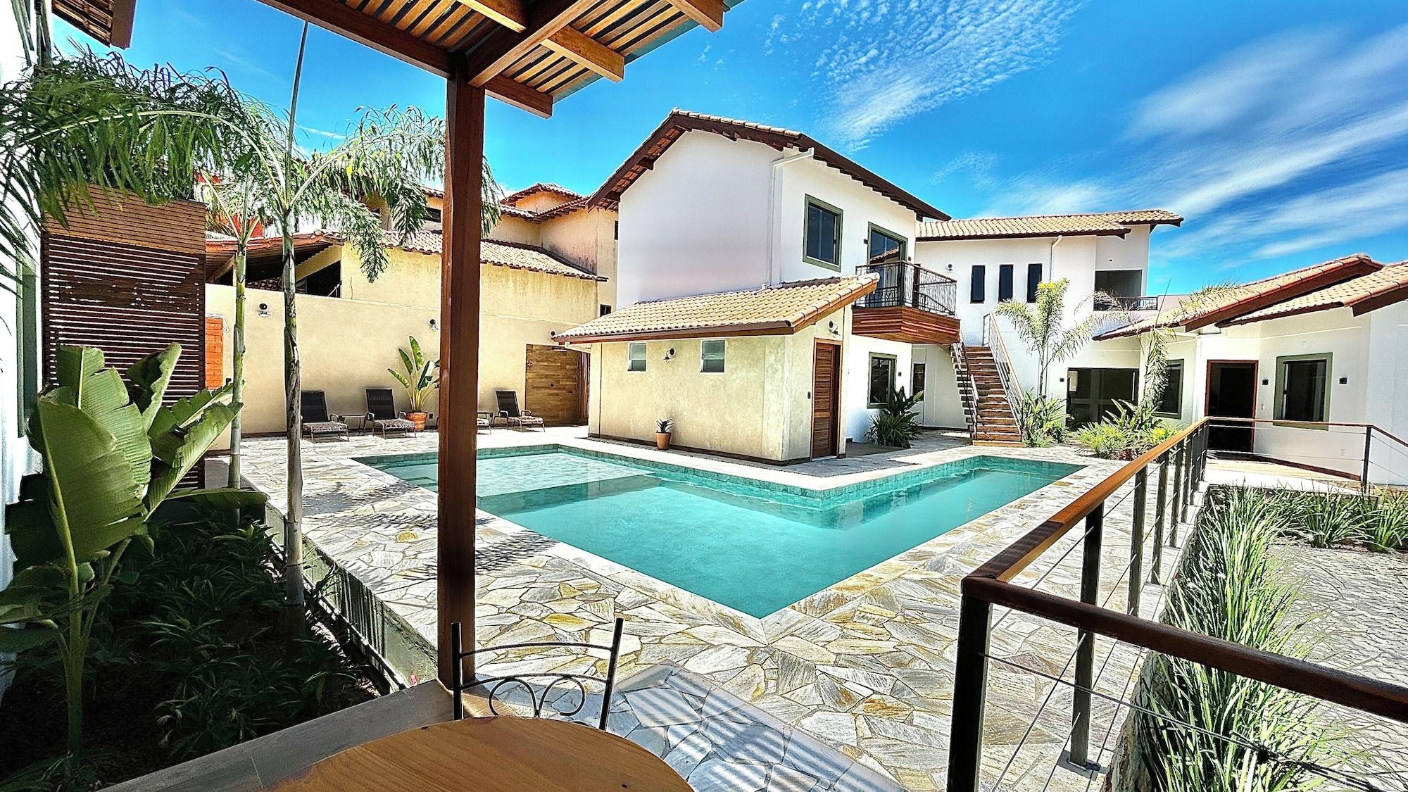 Vista Piscina Alto Loft Geribá