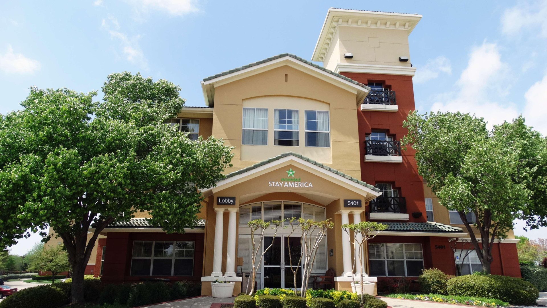Vista Exterior Extended Stay America Suites Dallas Las Colinas Green Park D