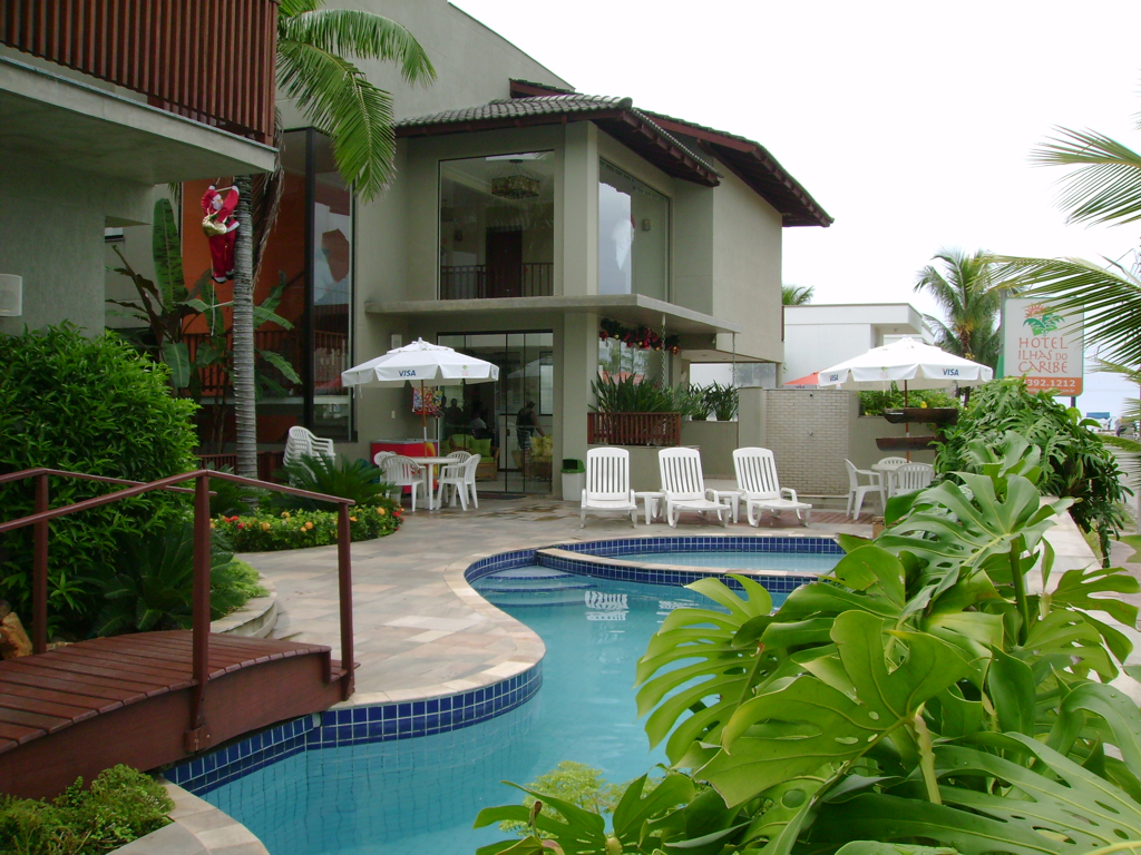 Vista da piscina Ilhas do Caribe Hotel