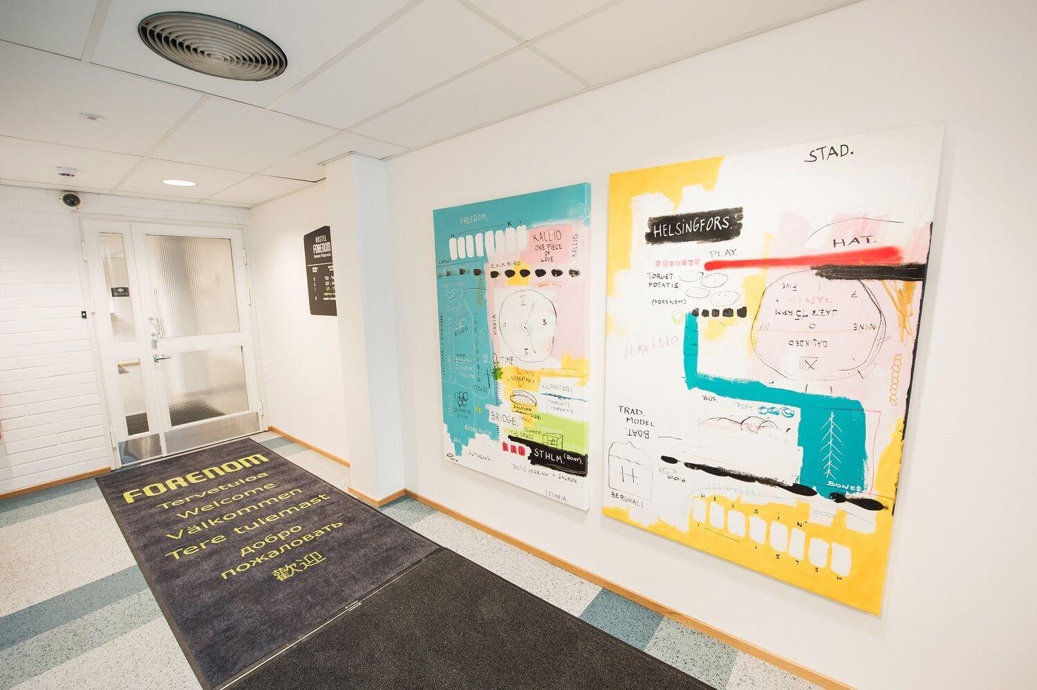 Vista Lobby Forenom Hostel Helsinki Pitäjänmäki