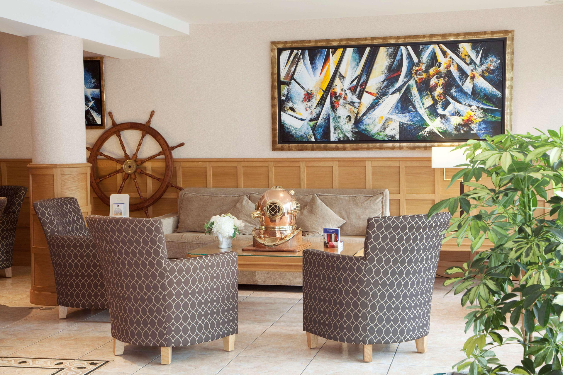 Vista Lobby Best Western Hotel Alexandra