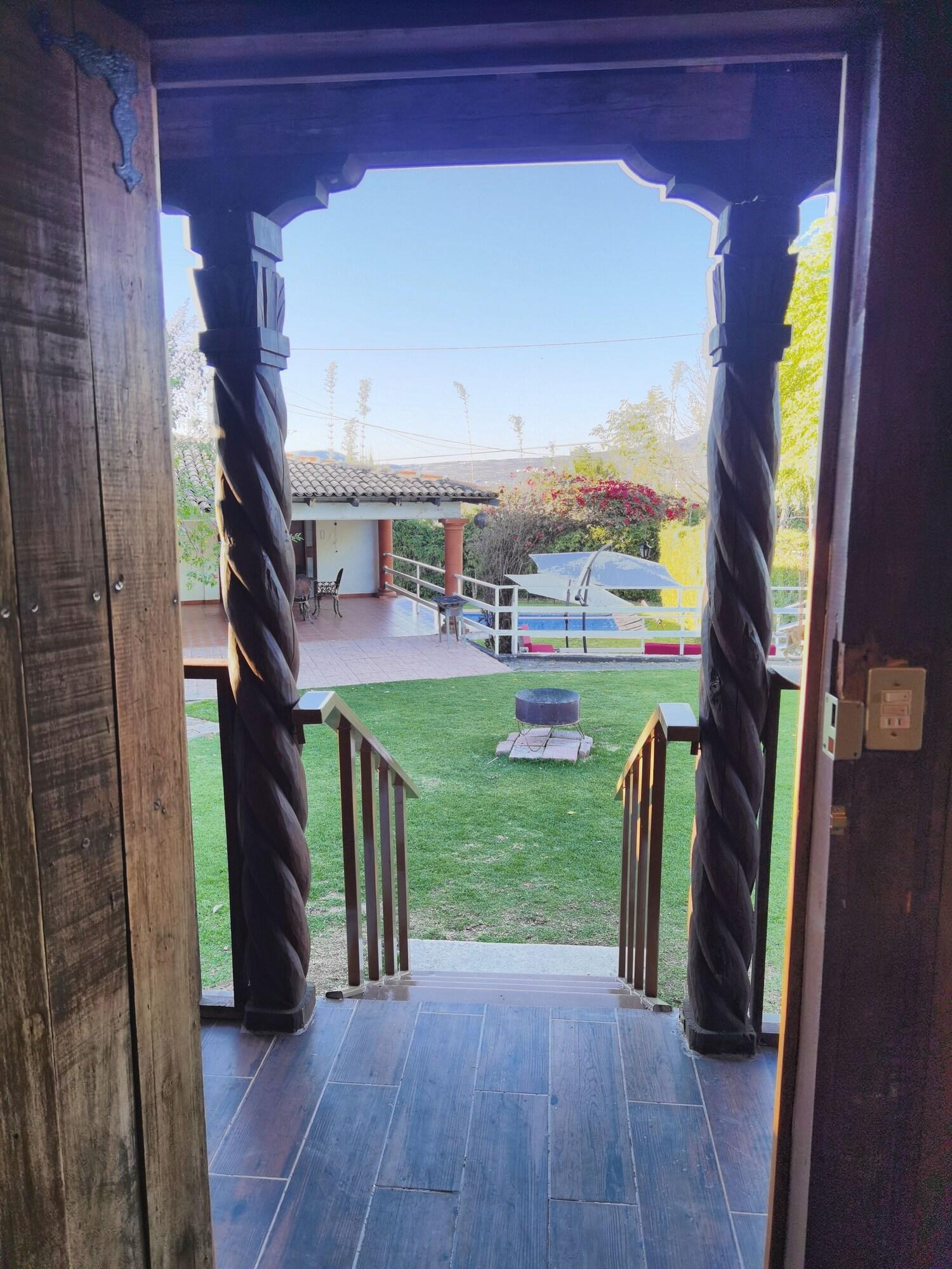 Vista Lobby Cabañas La Diligencia