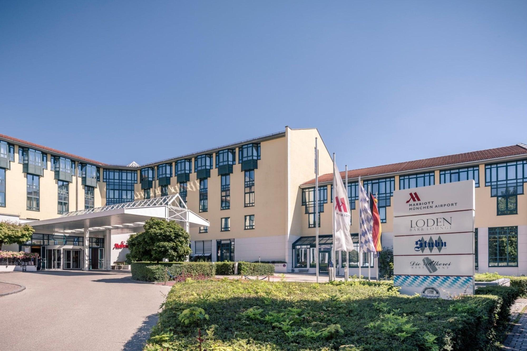 Vista Exterior Munich Airport Marriott Hotel