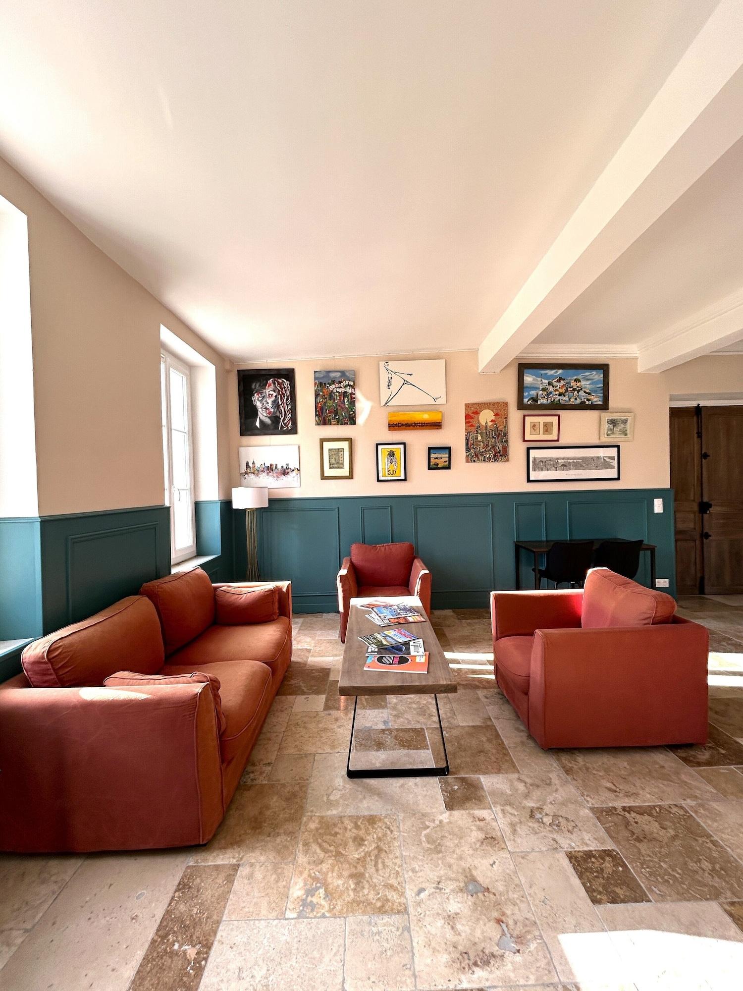 Vista Lobby Domaine de Lanis maison d'hôtes