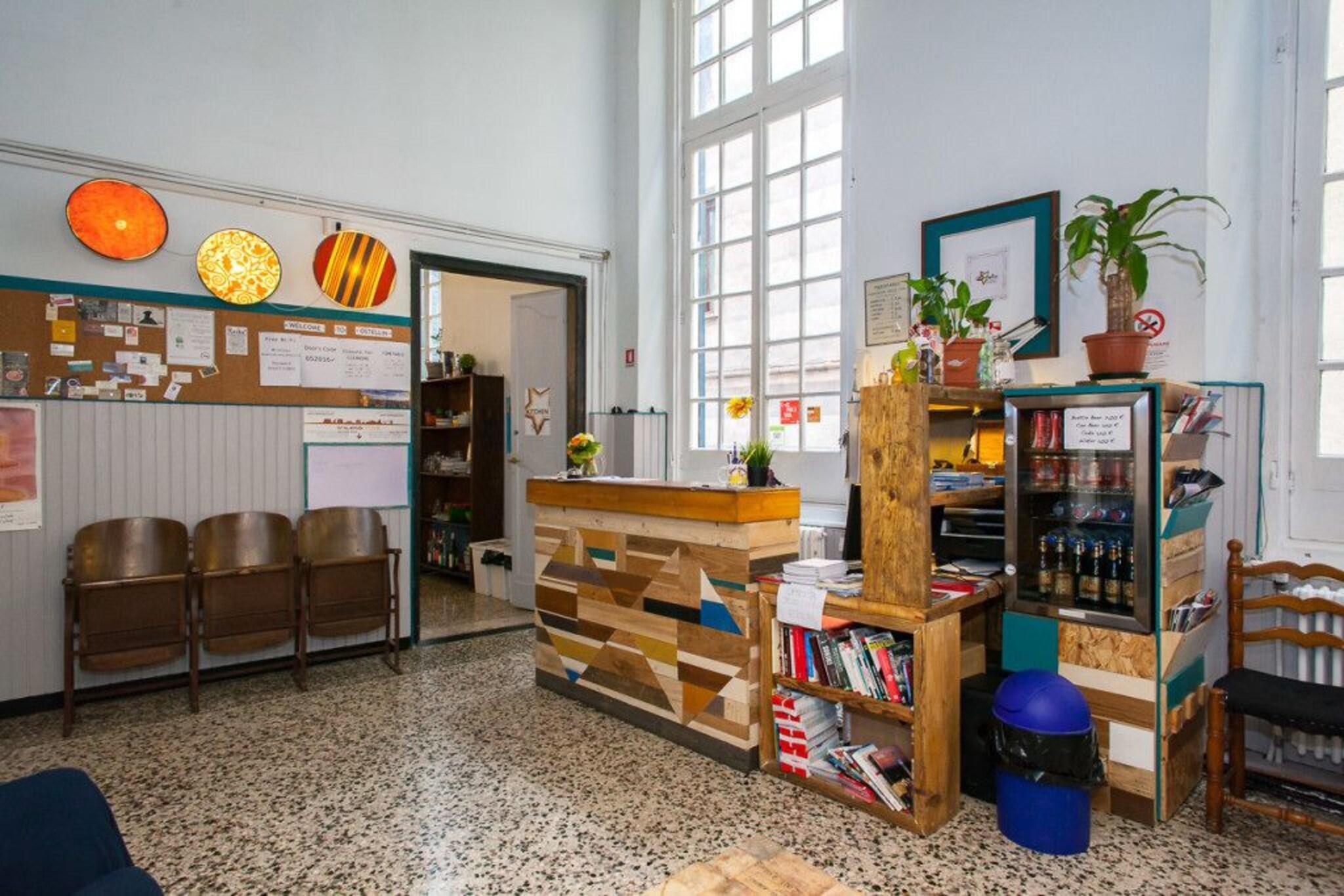 Vista Lobby Ostellin Genova Hostel