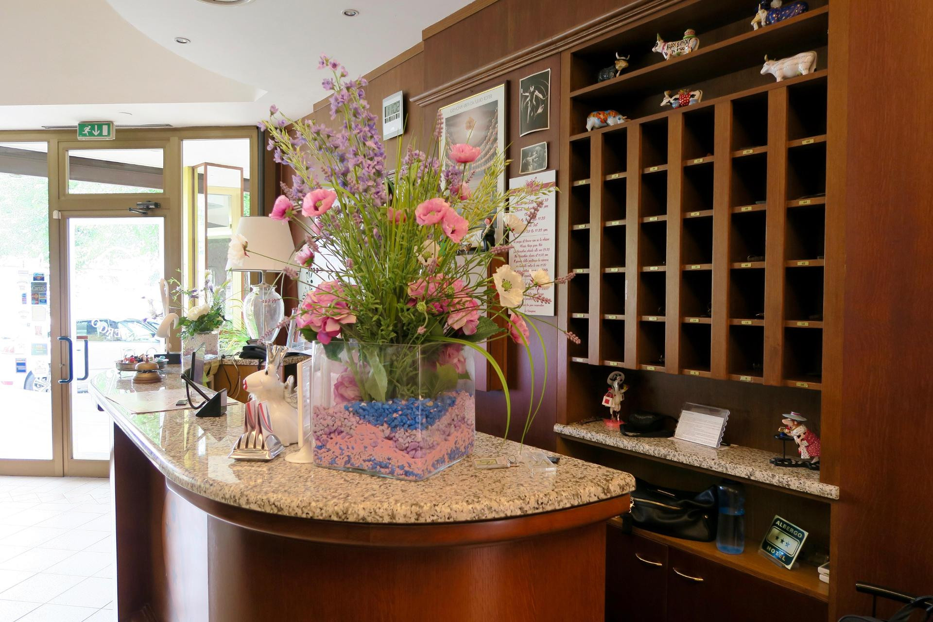 Vista Lobby Albergo Visconti