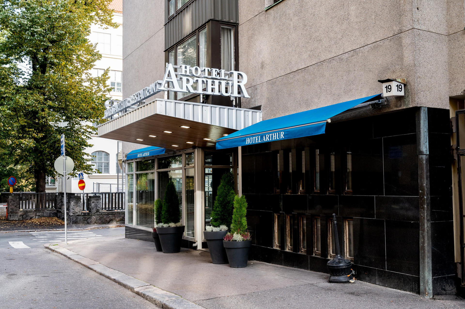 Vista Exterior Hotel Arthur