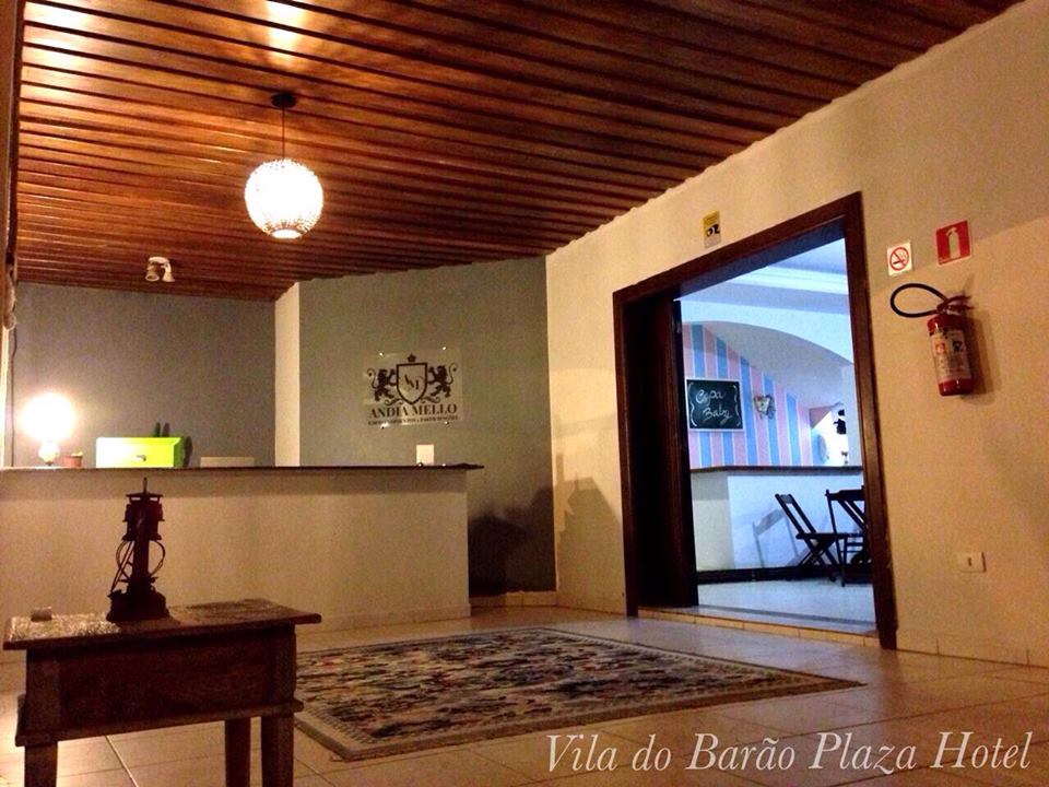 Vista Lobby Vila do Barão Plaza Hotel