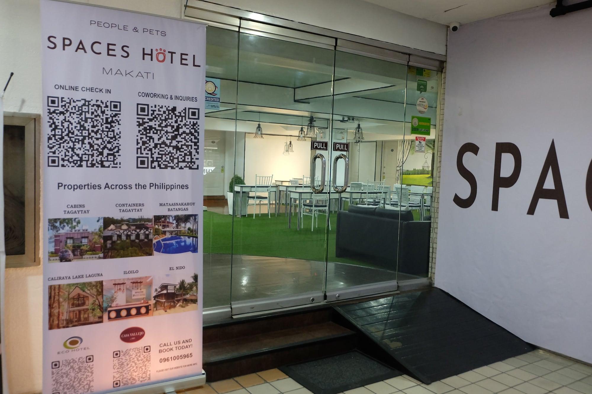 Vista Exterior SPACES HOTEL MAKATI
